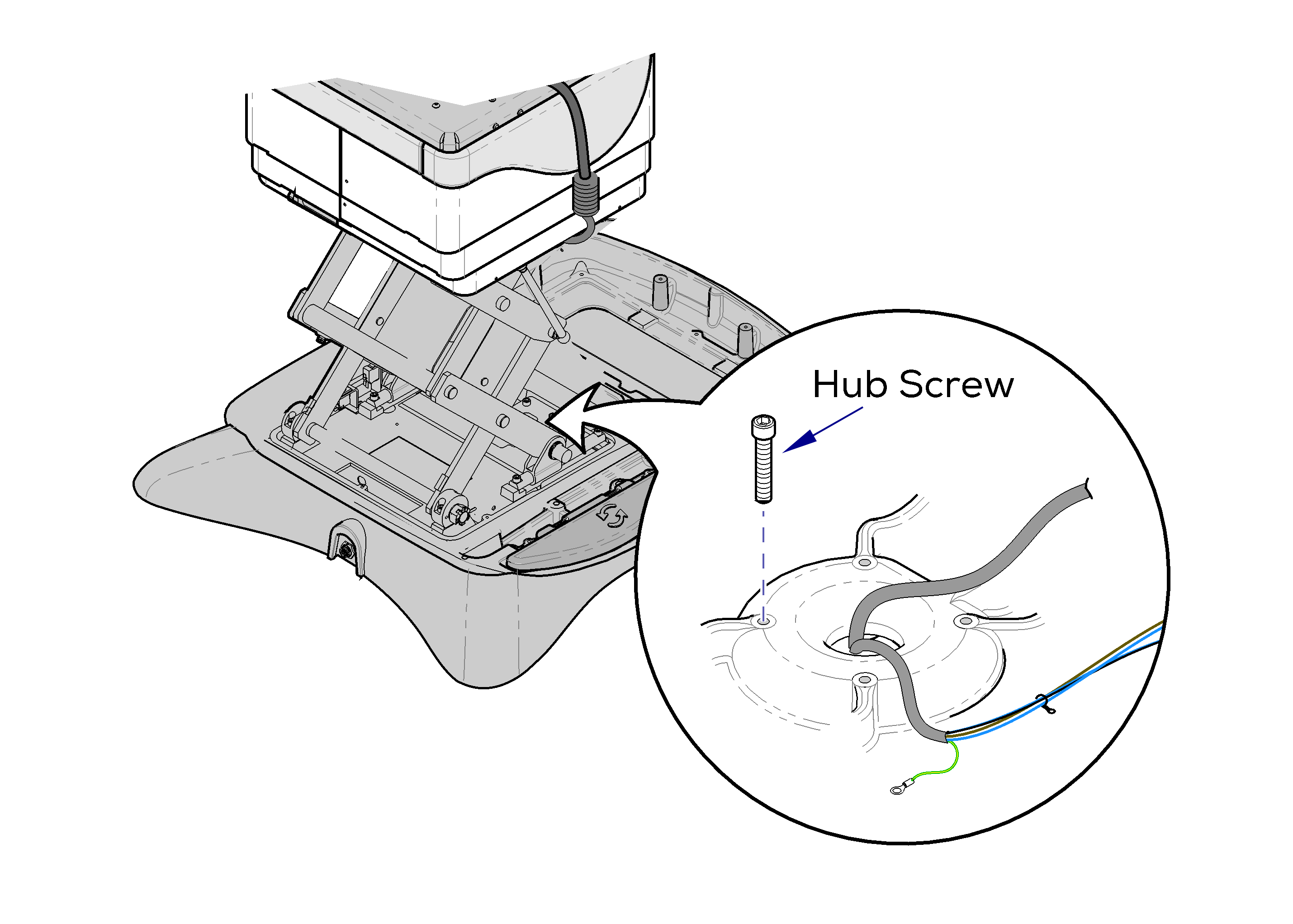 Rotational Base Brake System