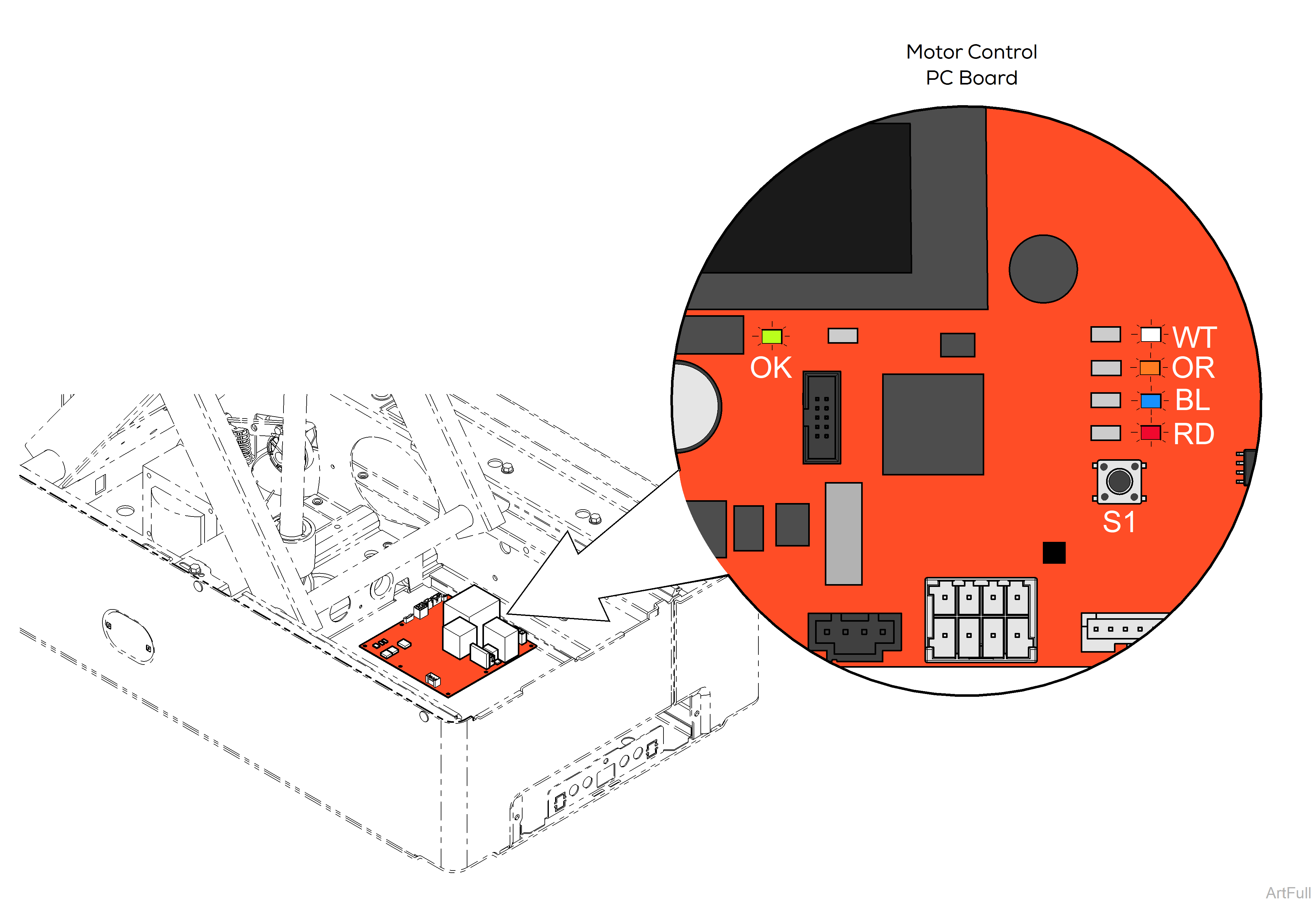 224 Exam Chair Diagnostic LEDs and Error Code Troubleshooting