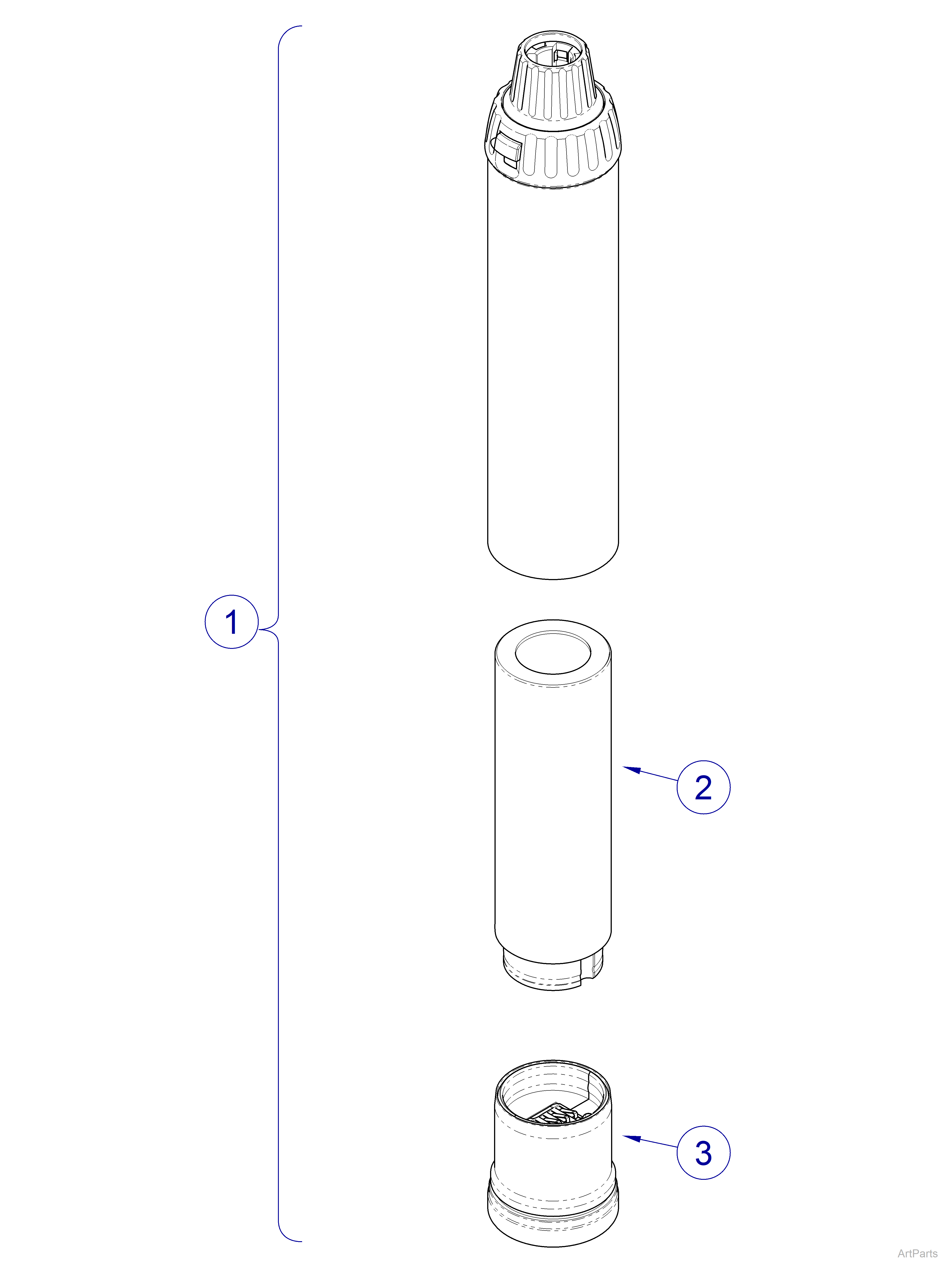 Midmark / Heine Otoscopes and Ophthalmoscopes Handle