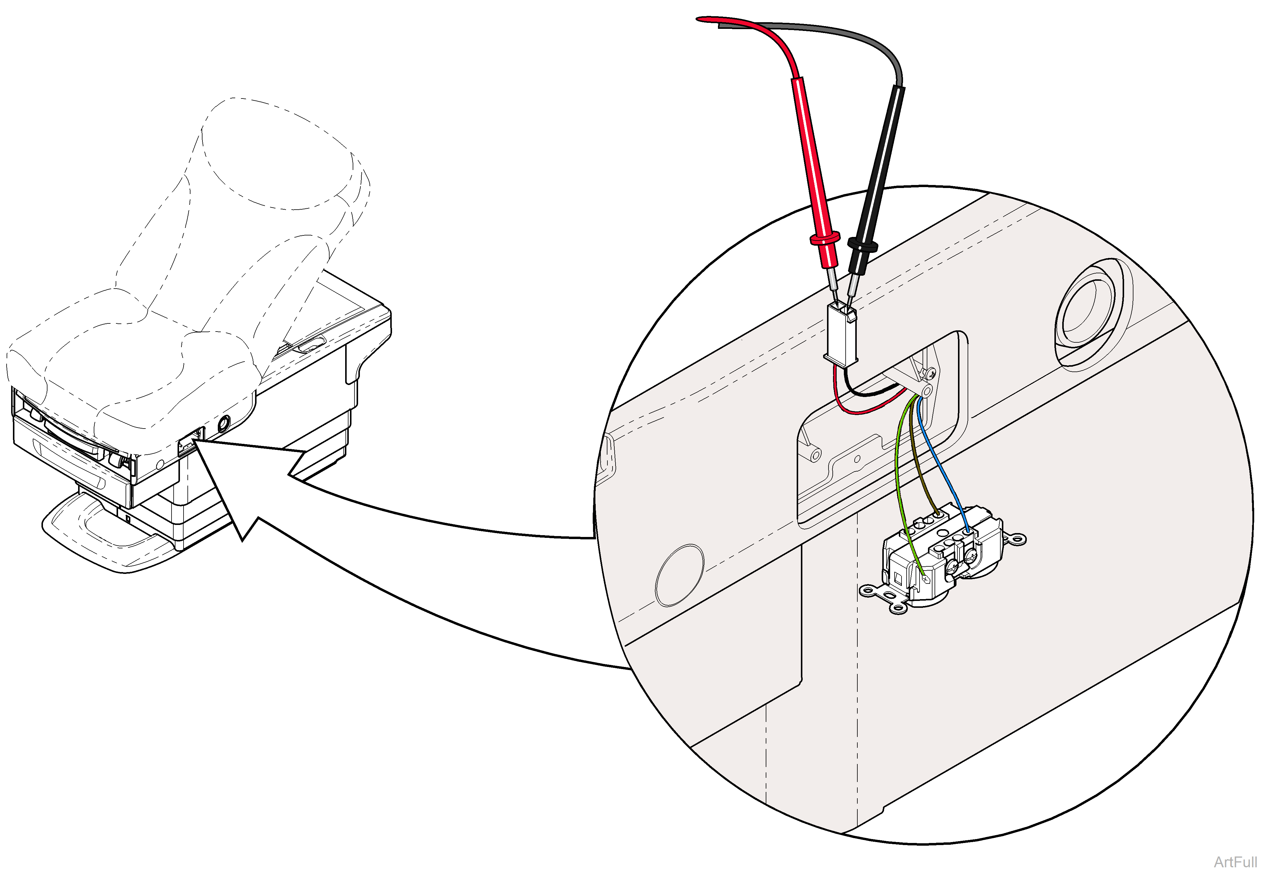 225 Exam Chair Isolation Transformer Test