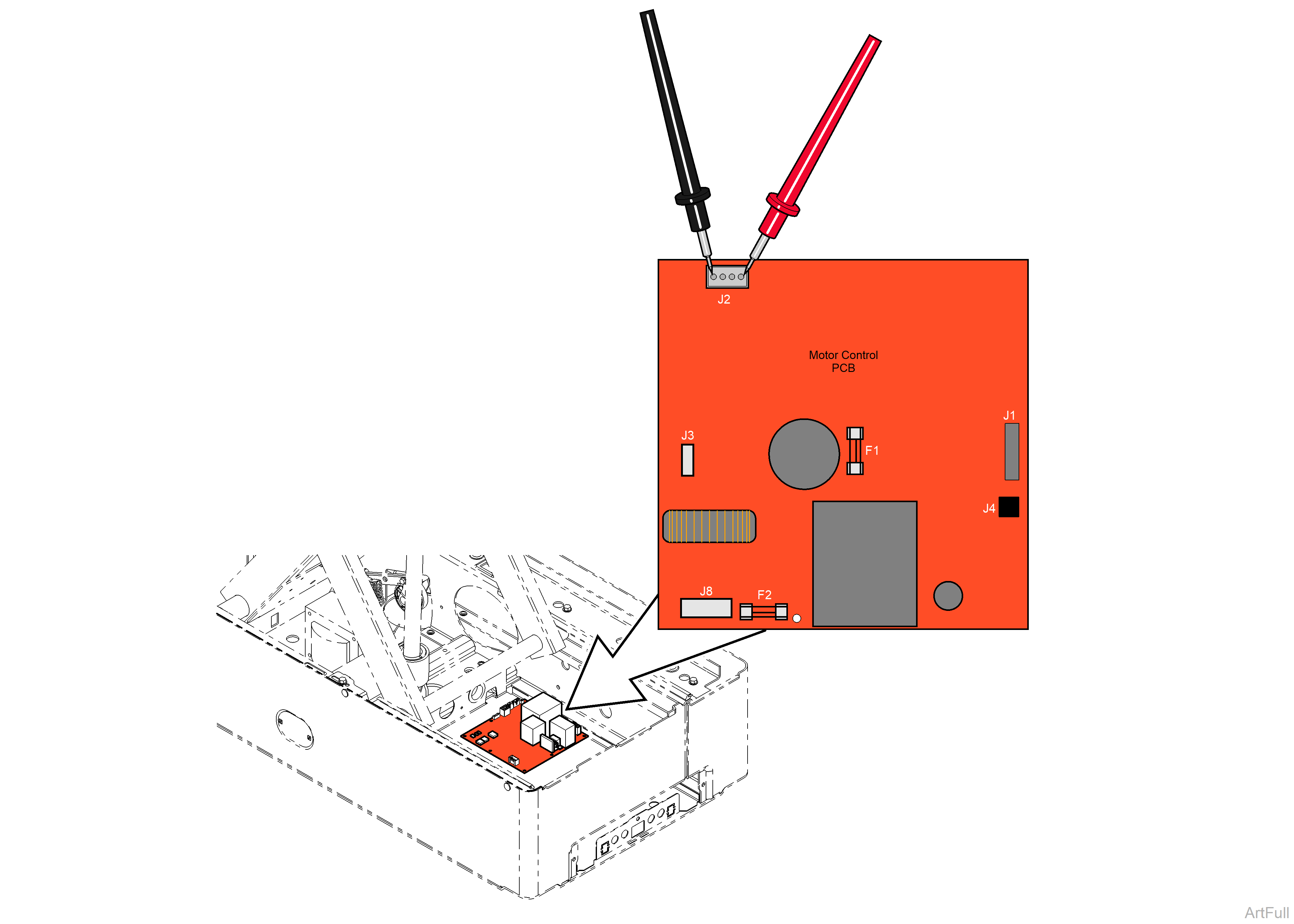 224 Exam Chair Base Function Test and Repair