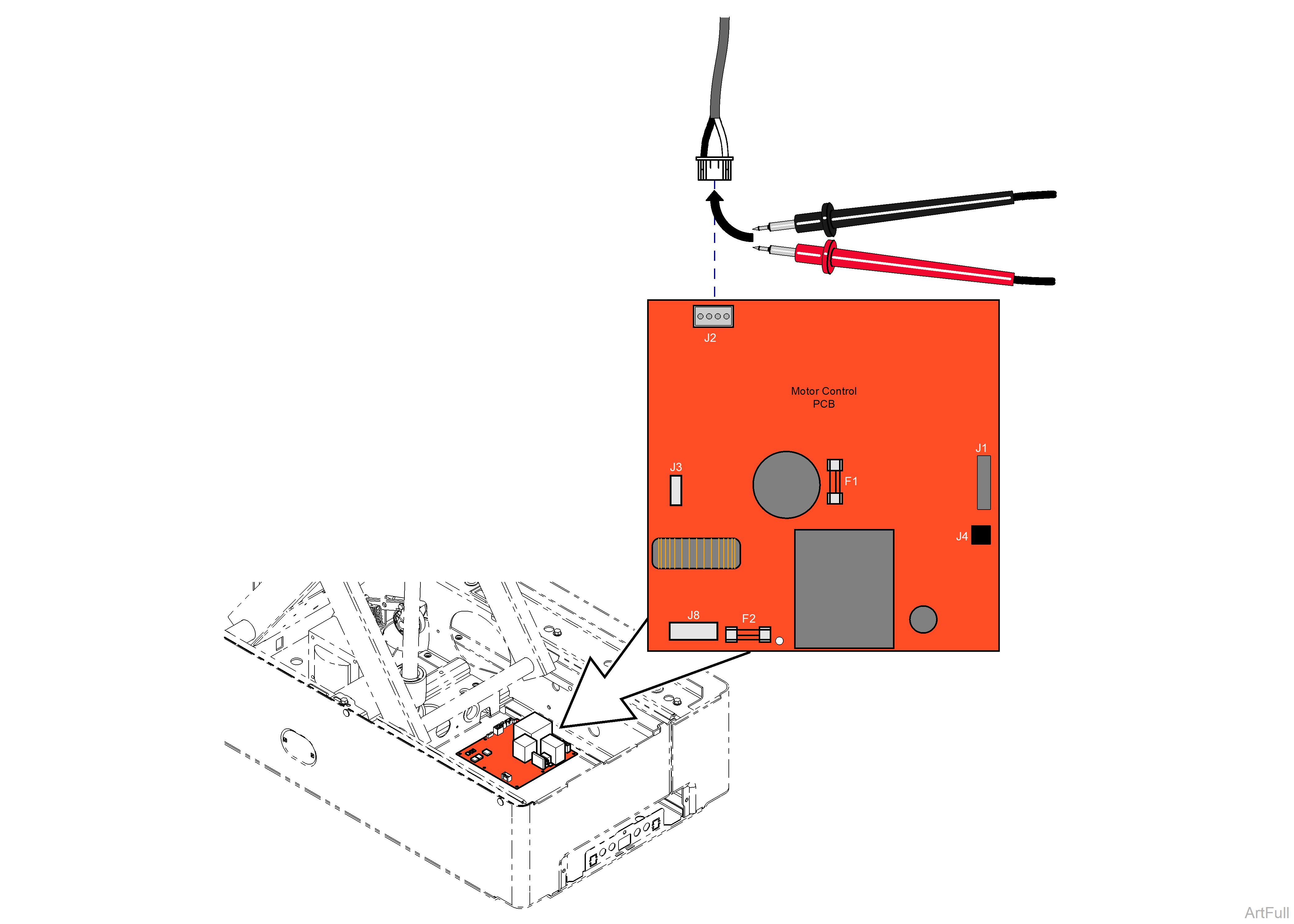 224 Exam Chair Base Function Test and Repair