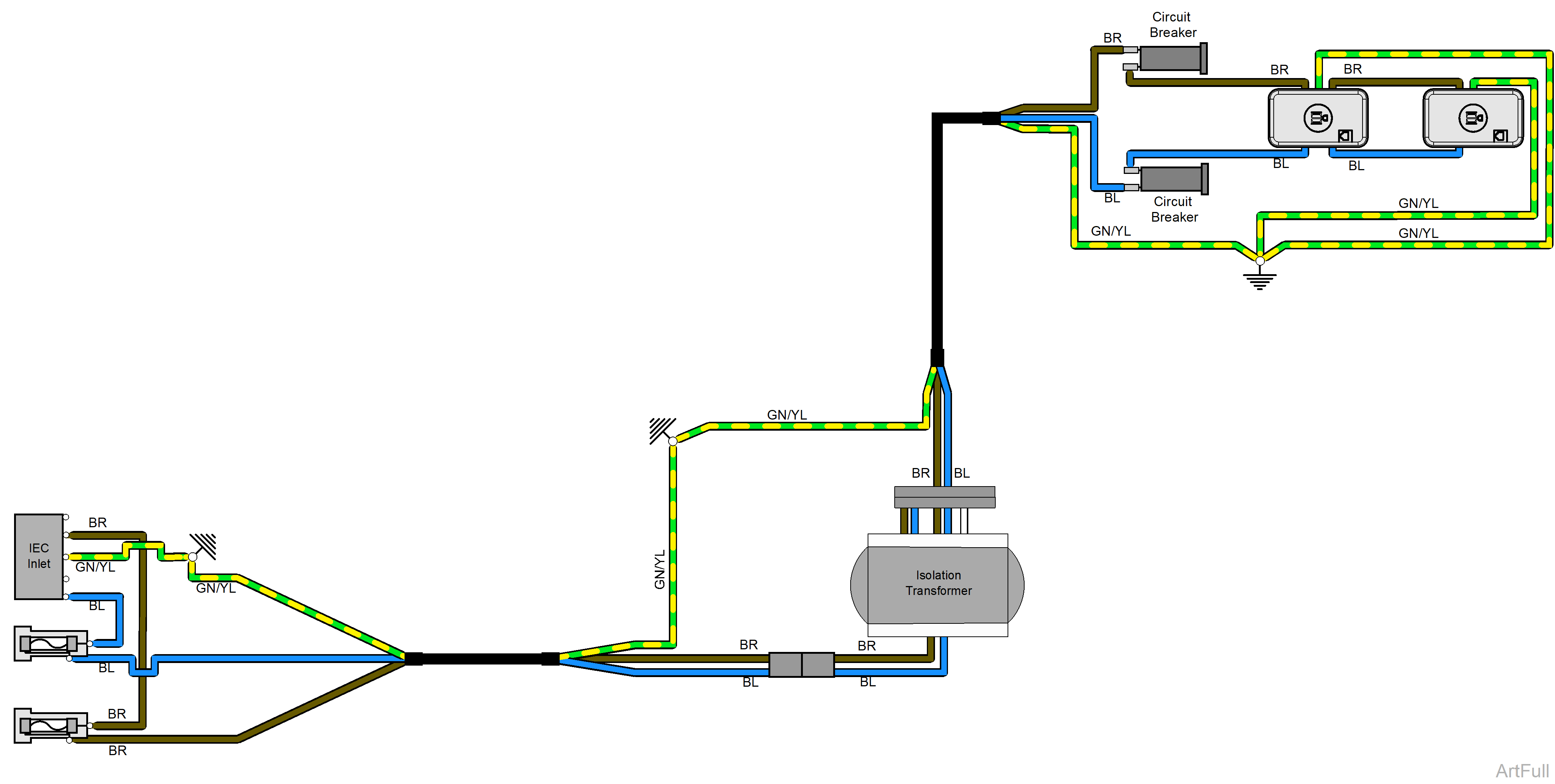 626 Chair Receptacles / Fuses and Connections / 626 (-003 /-004 -005 /-006)