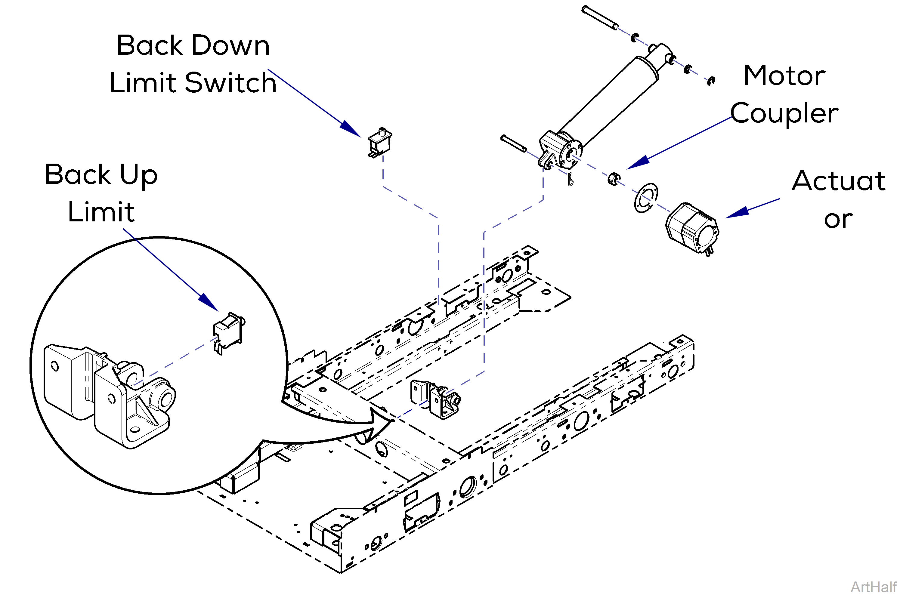 646 Chair Back Function Components