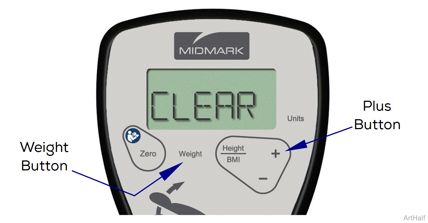 626 Chair Scale Calibration - Clear