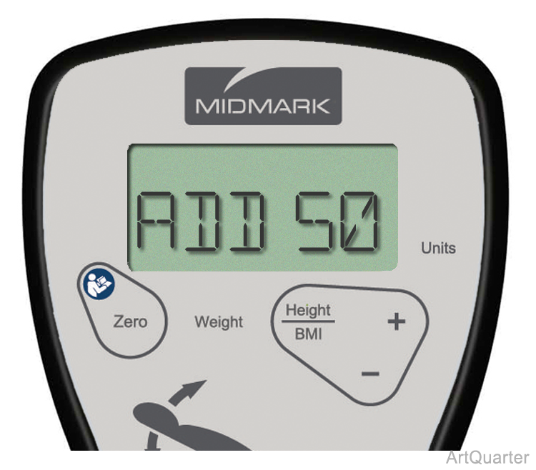 626 Chair Scale Calibration - Add 50