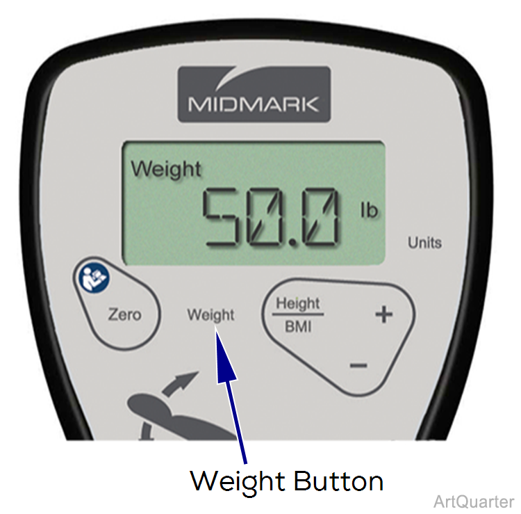 626 Chair Scale Calibration - Weight