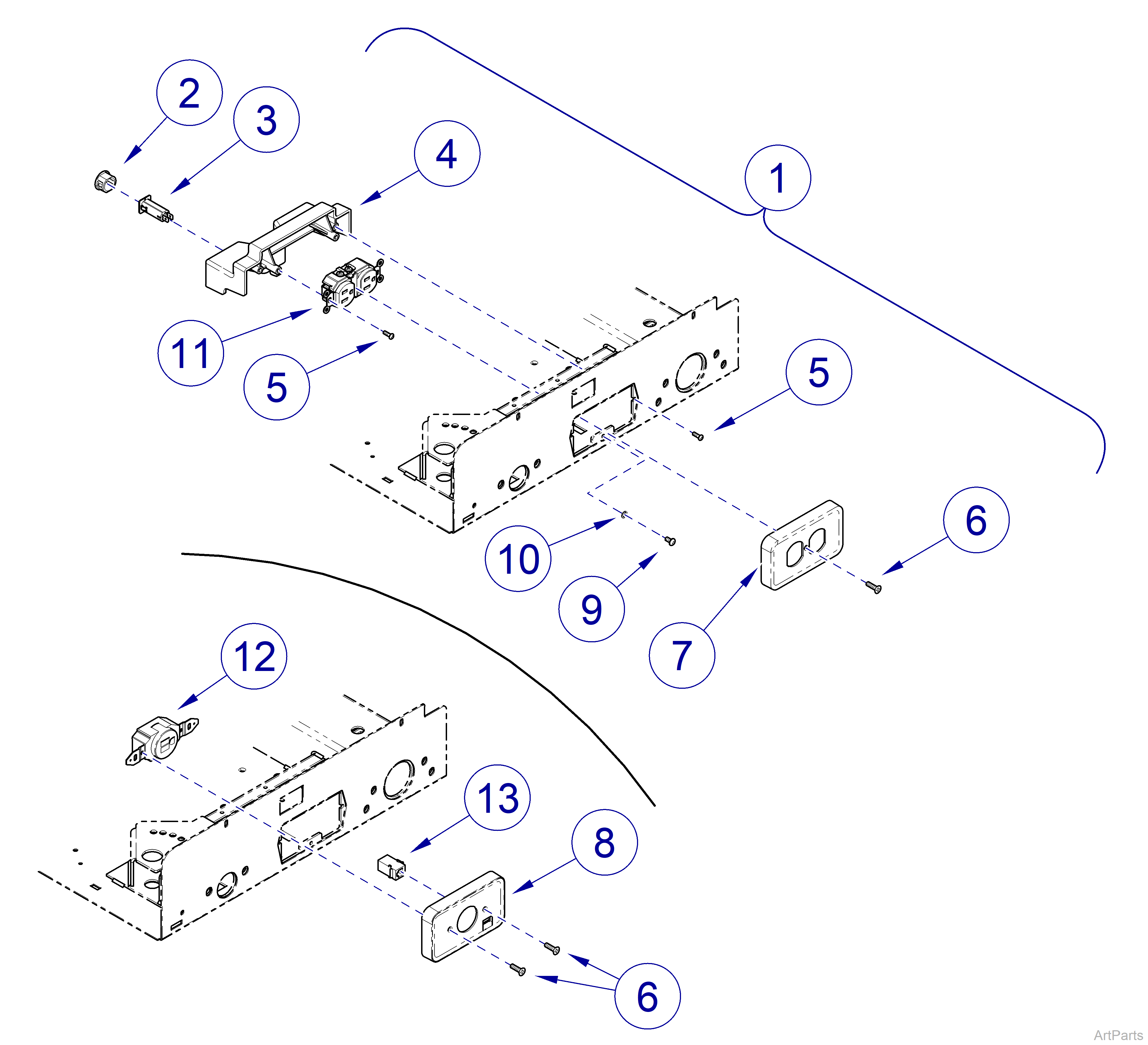 626 Chair Receptacles