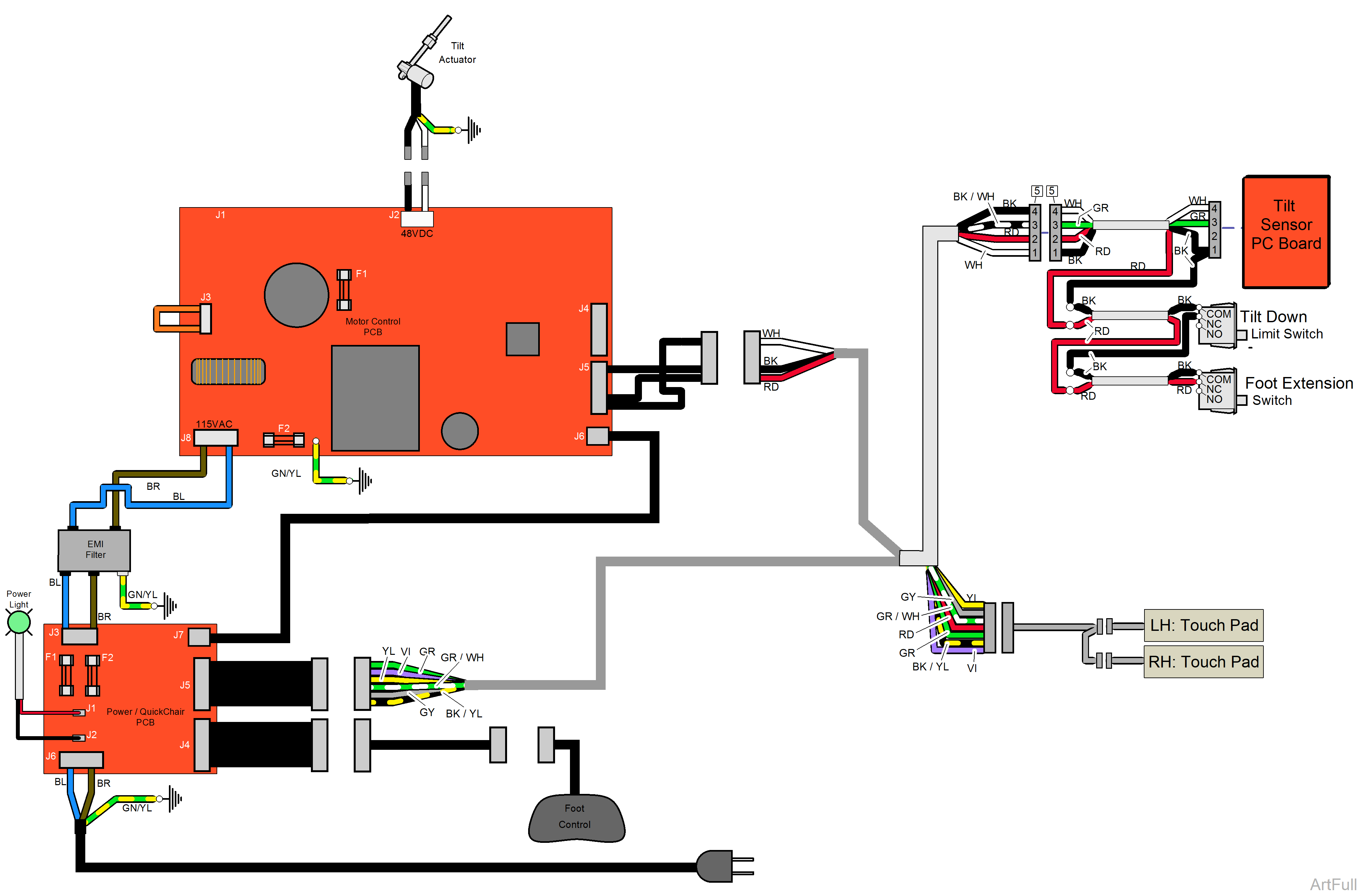 646 Chair Tilt Up / Down Function Troubleshooting