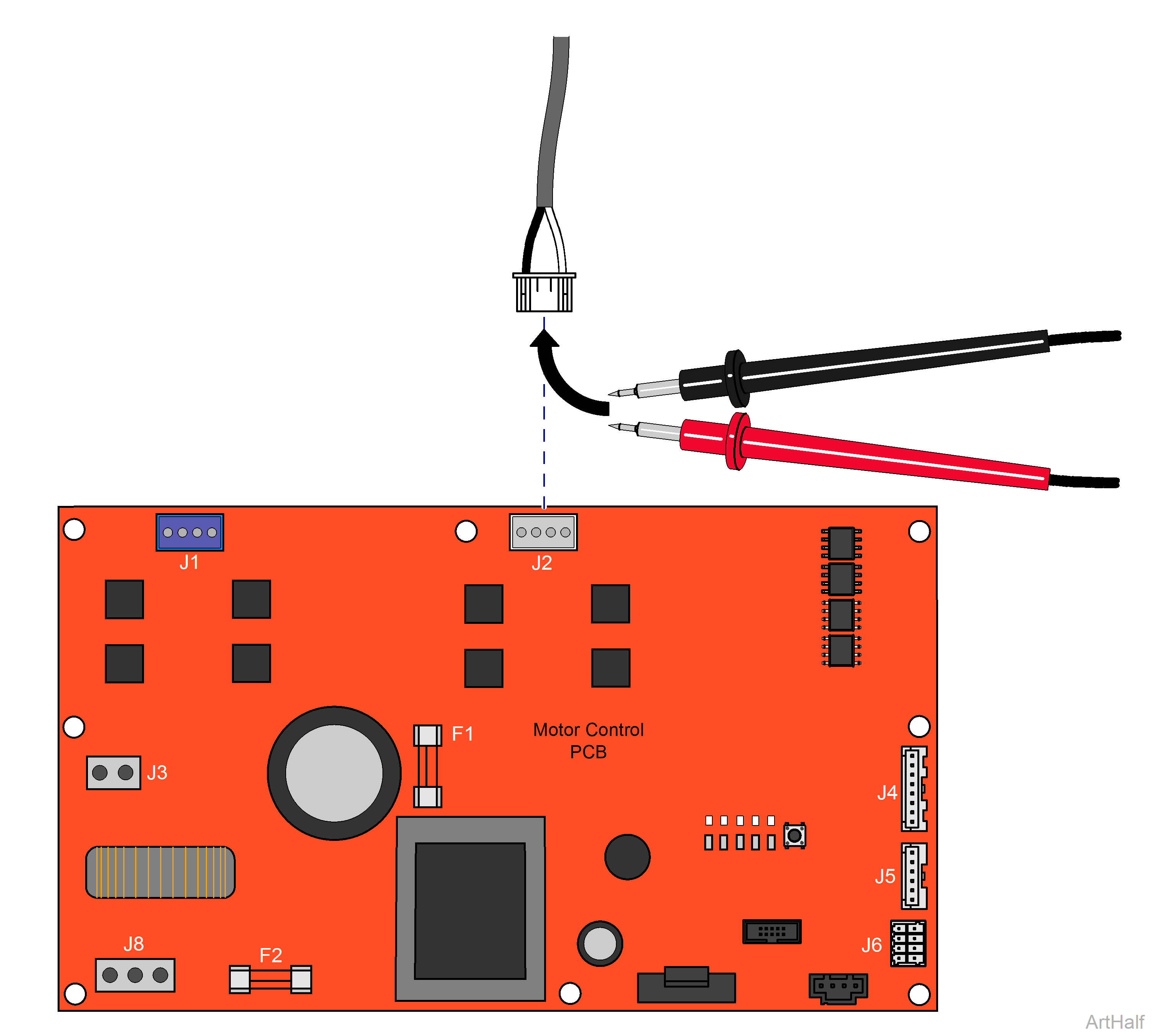 646 Chair Tilt Actuator / Limit Switch / Sensor PC Board Test and Repair