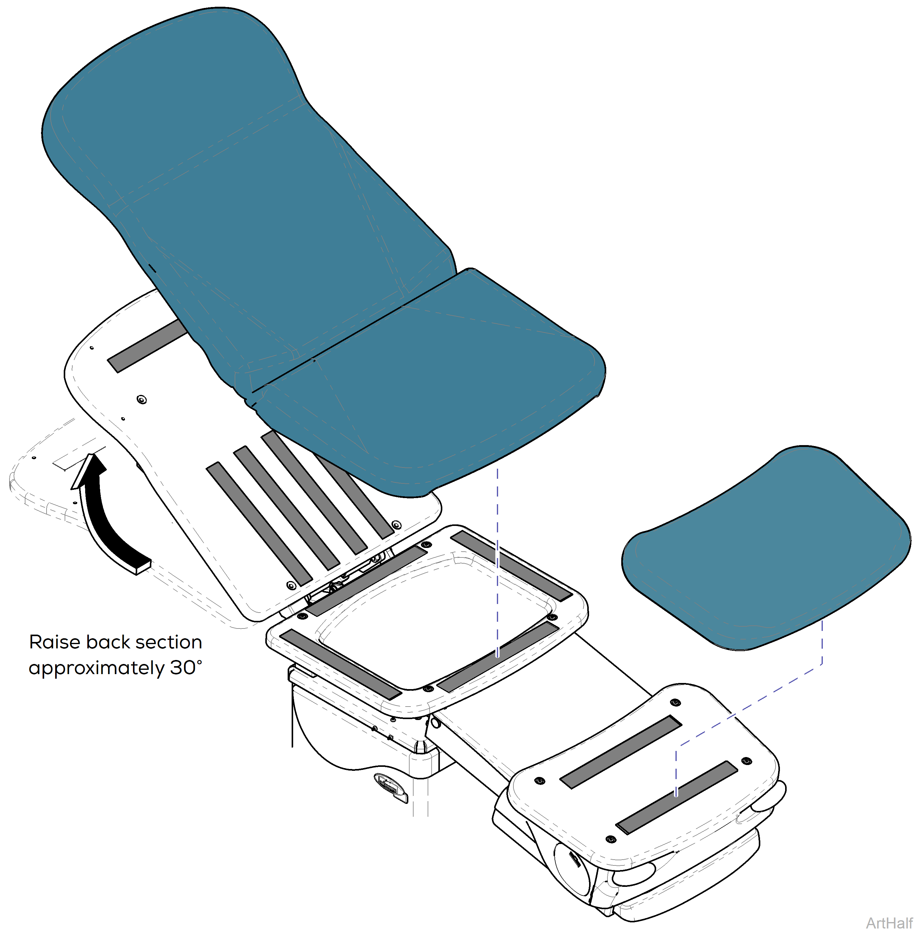 646 Chair Upholstery Access Procedures