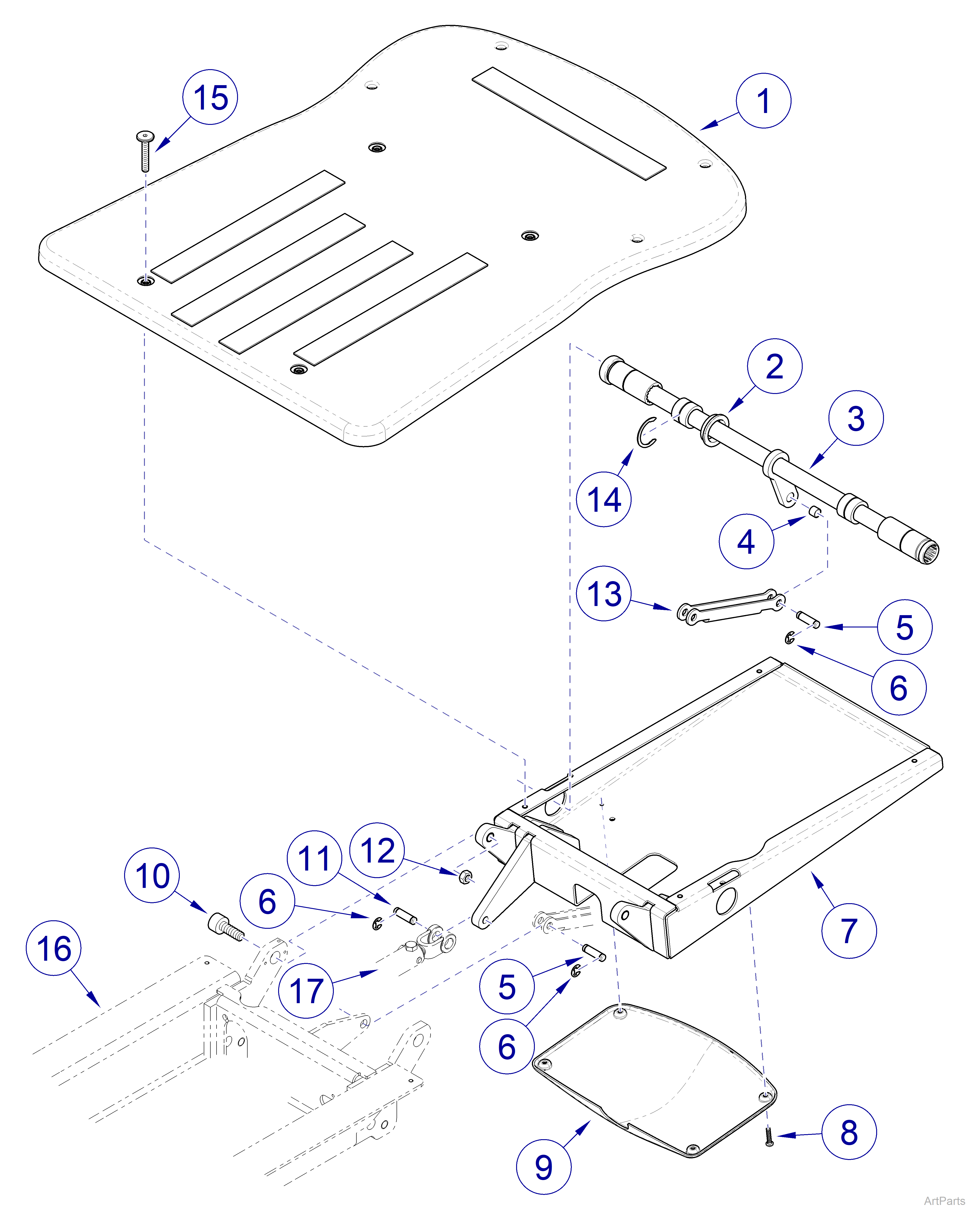 646 Chair Back Section