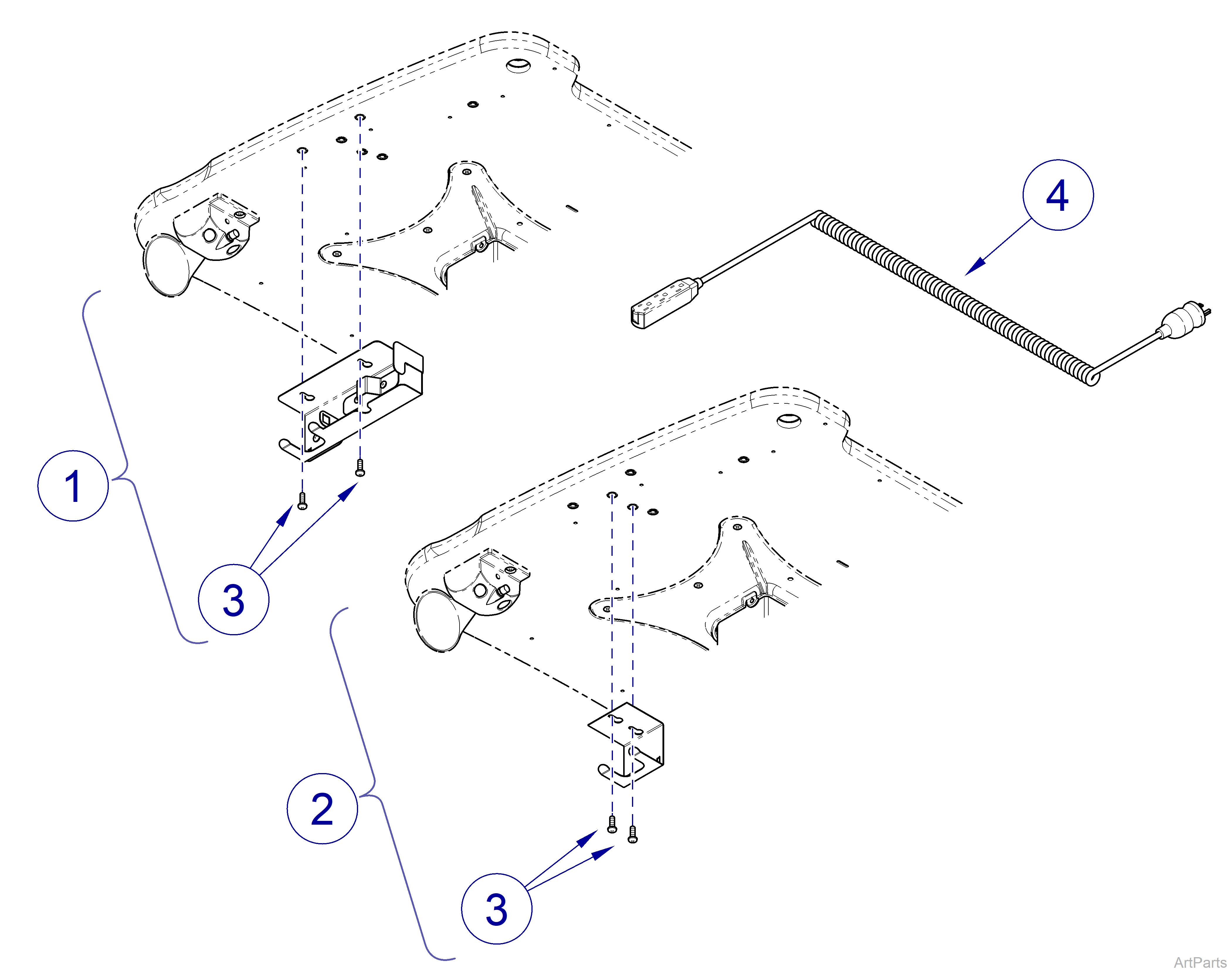 Midmark Workstation Cable Management