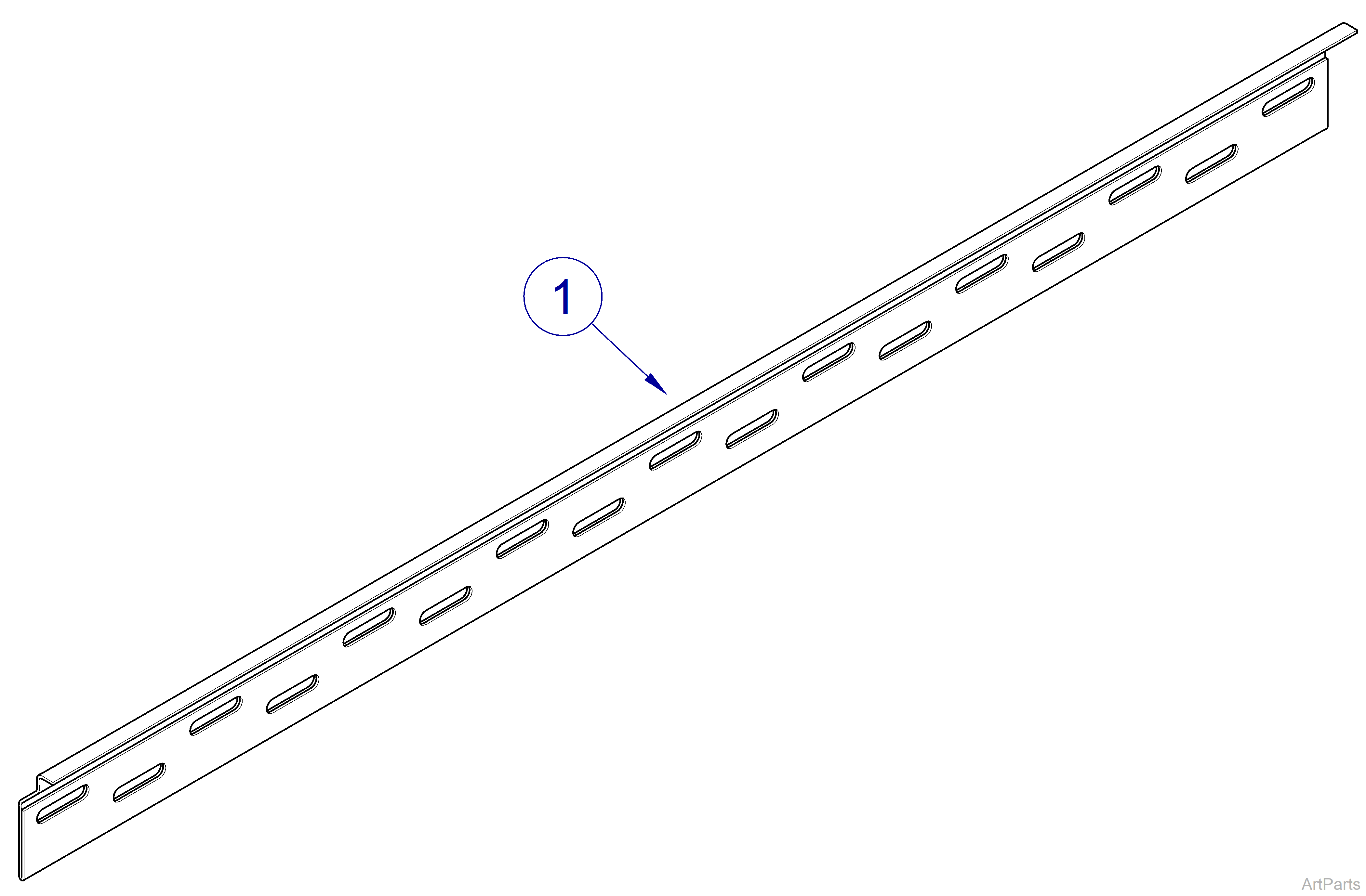 Midmark Synthesis® Cabinetry Overhead Hanger Bracket