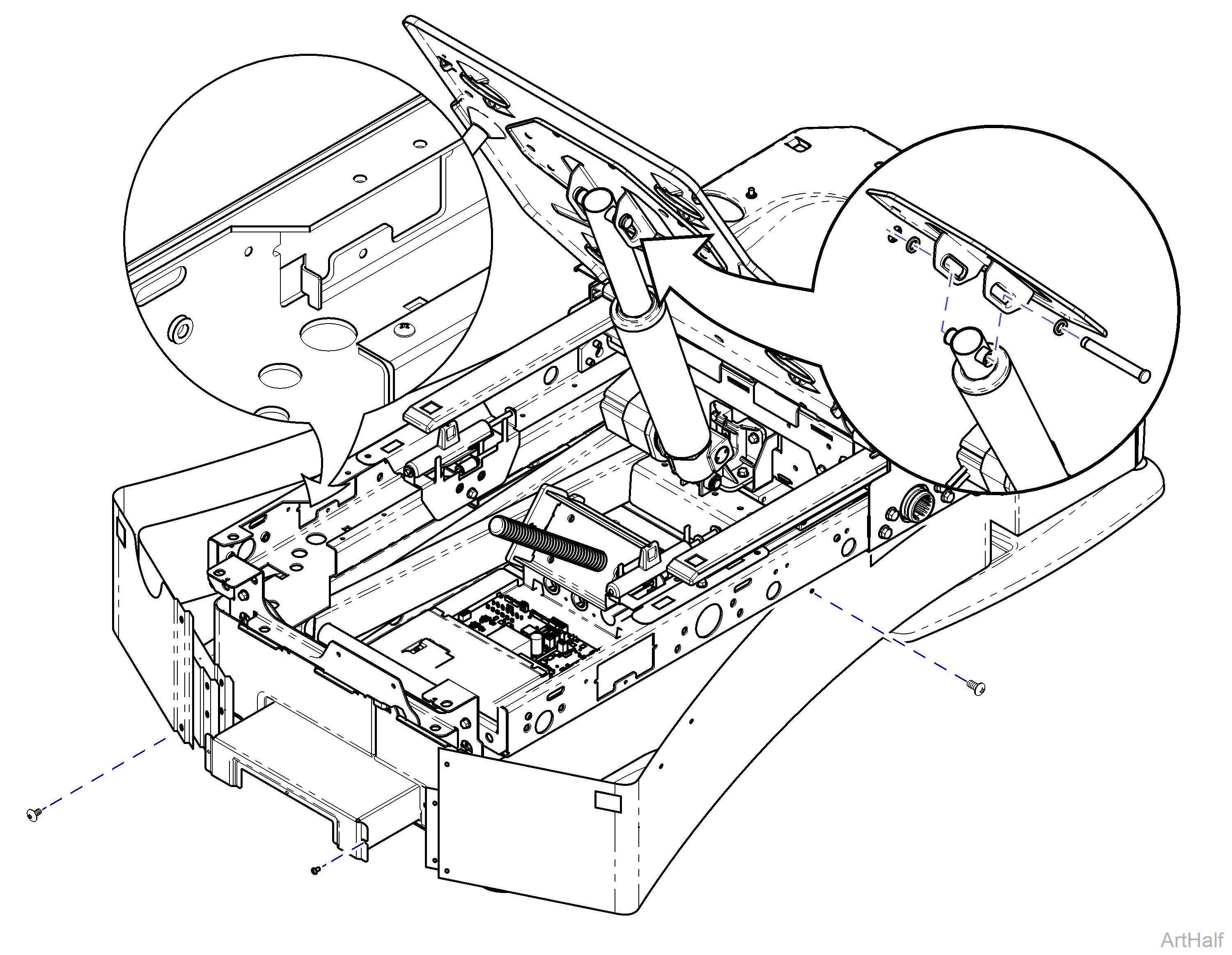 626 Chair Alternative PC Board Access