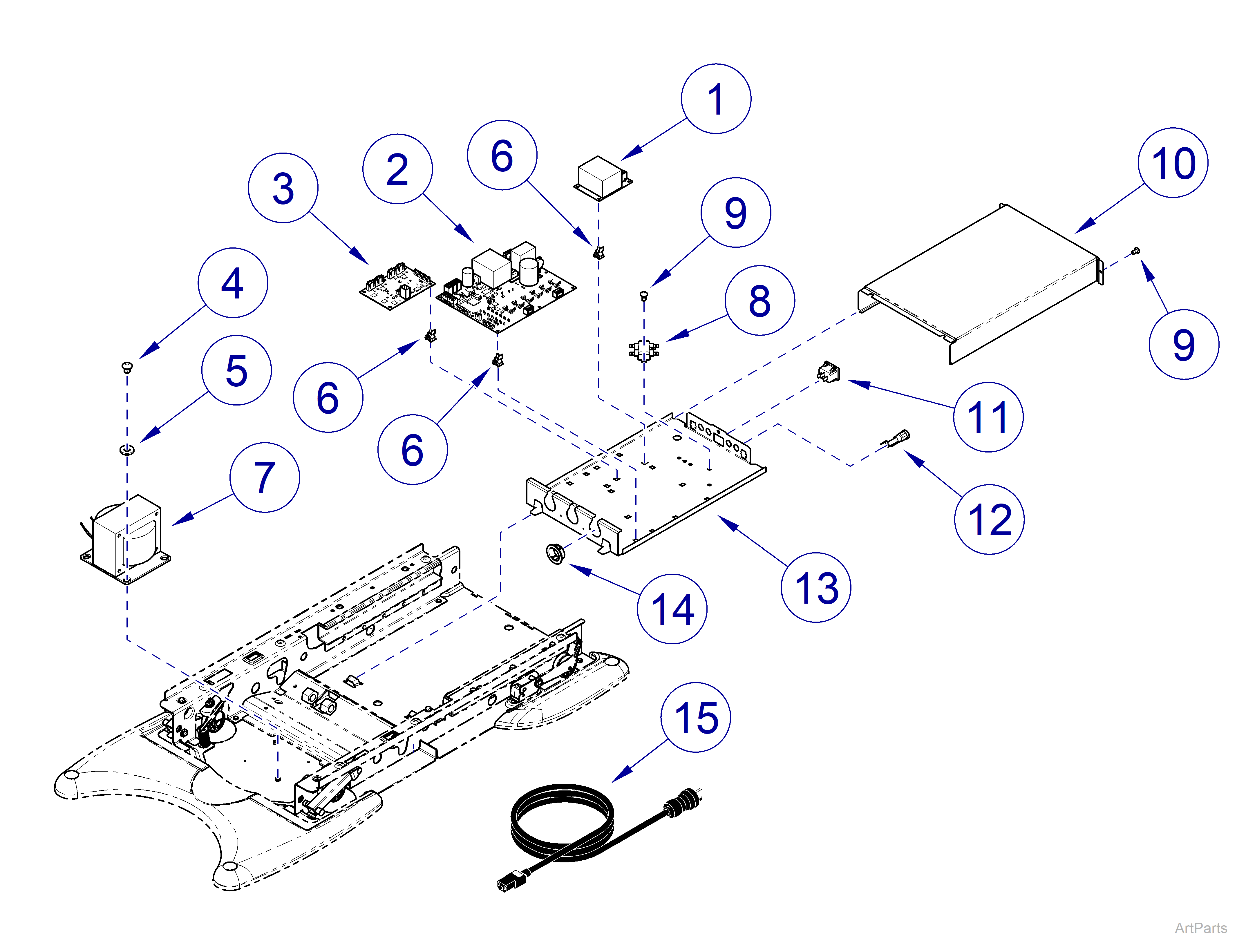 Base Electrical Components 626 (-001/-002/-003/-004)