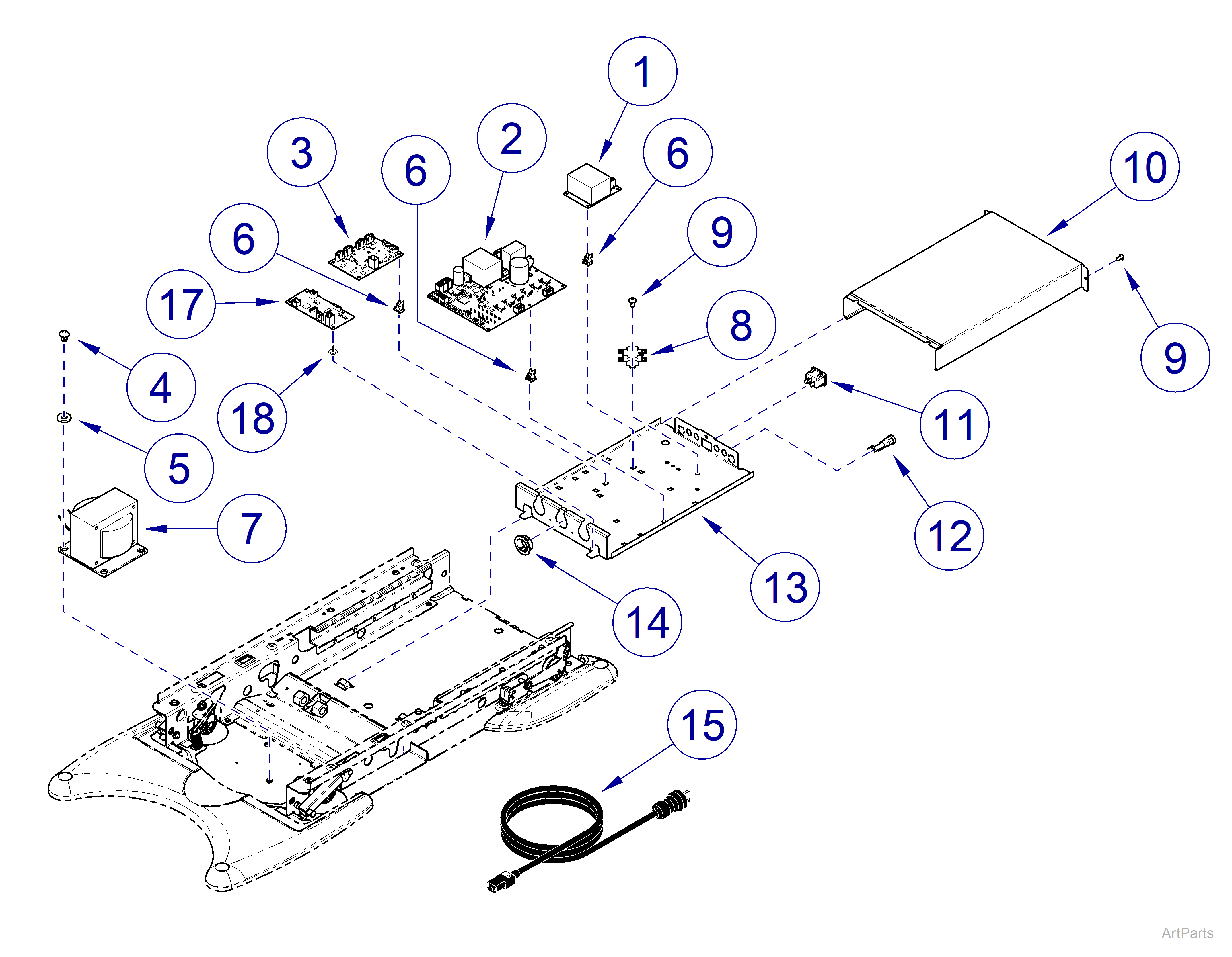 Base Electrical Components 626 (-005/-006)