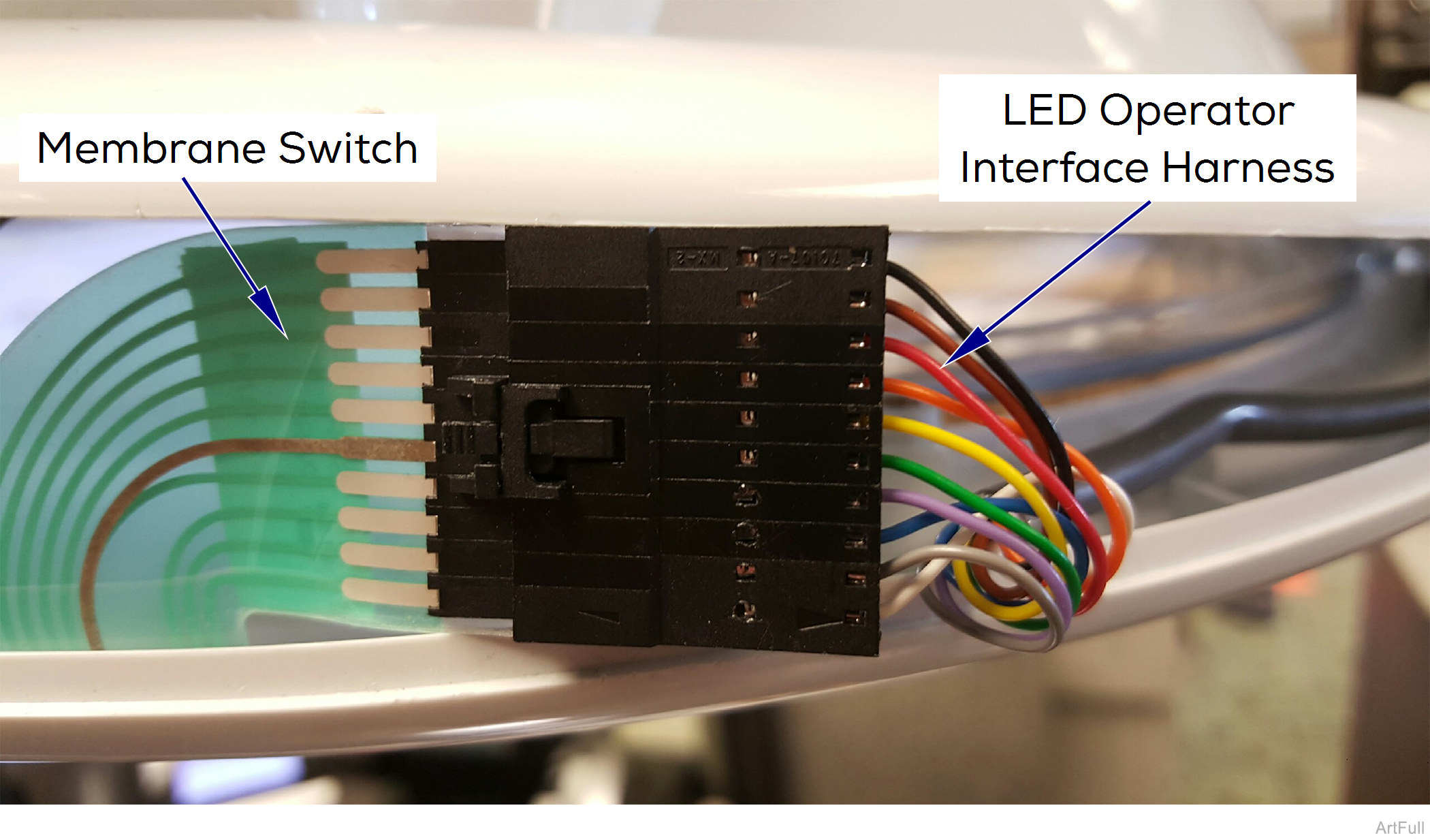 255 Light Membrane to Wire Harness