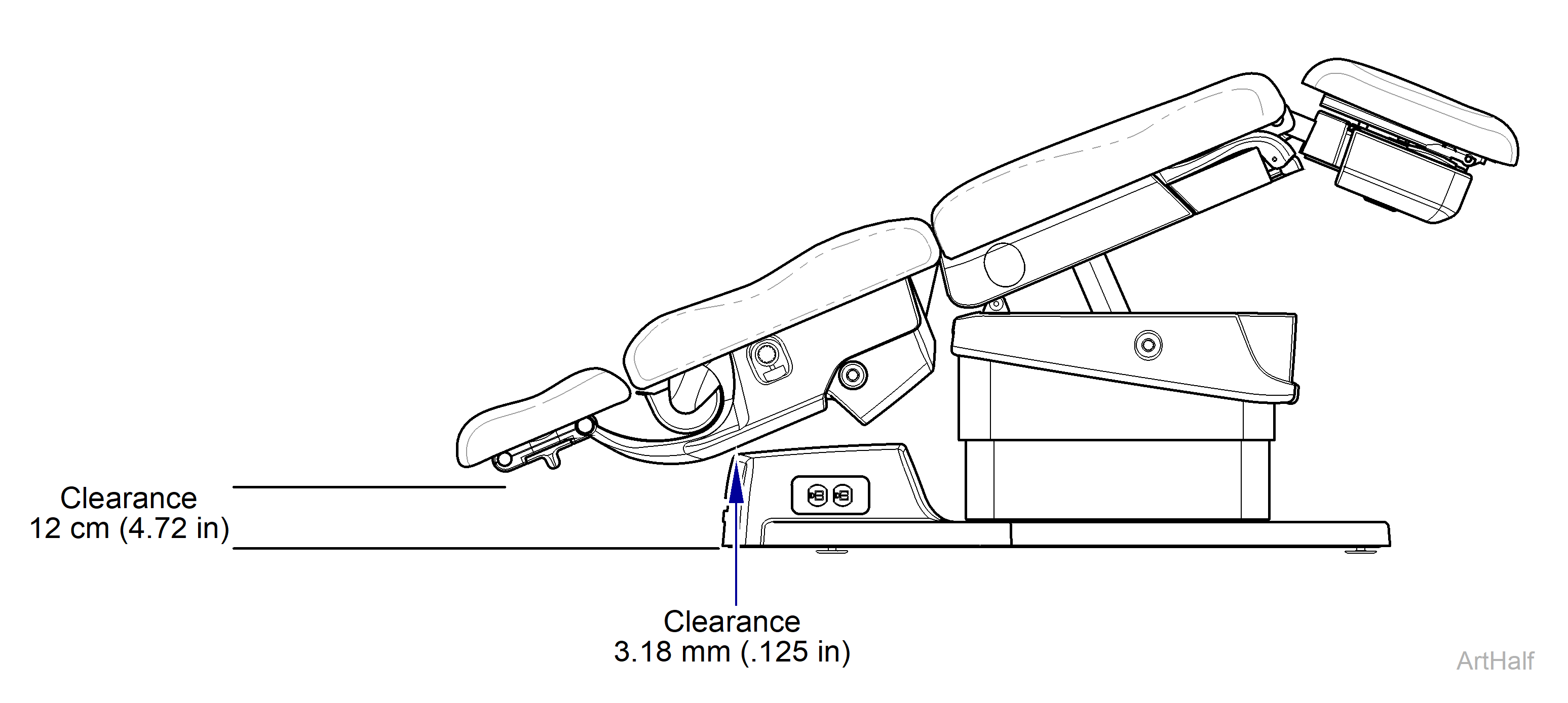 631 Chair Active Sensing Technology