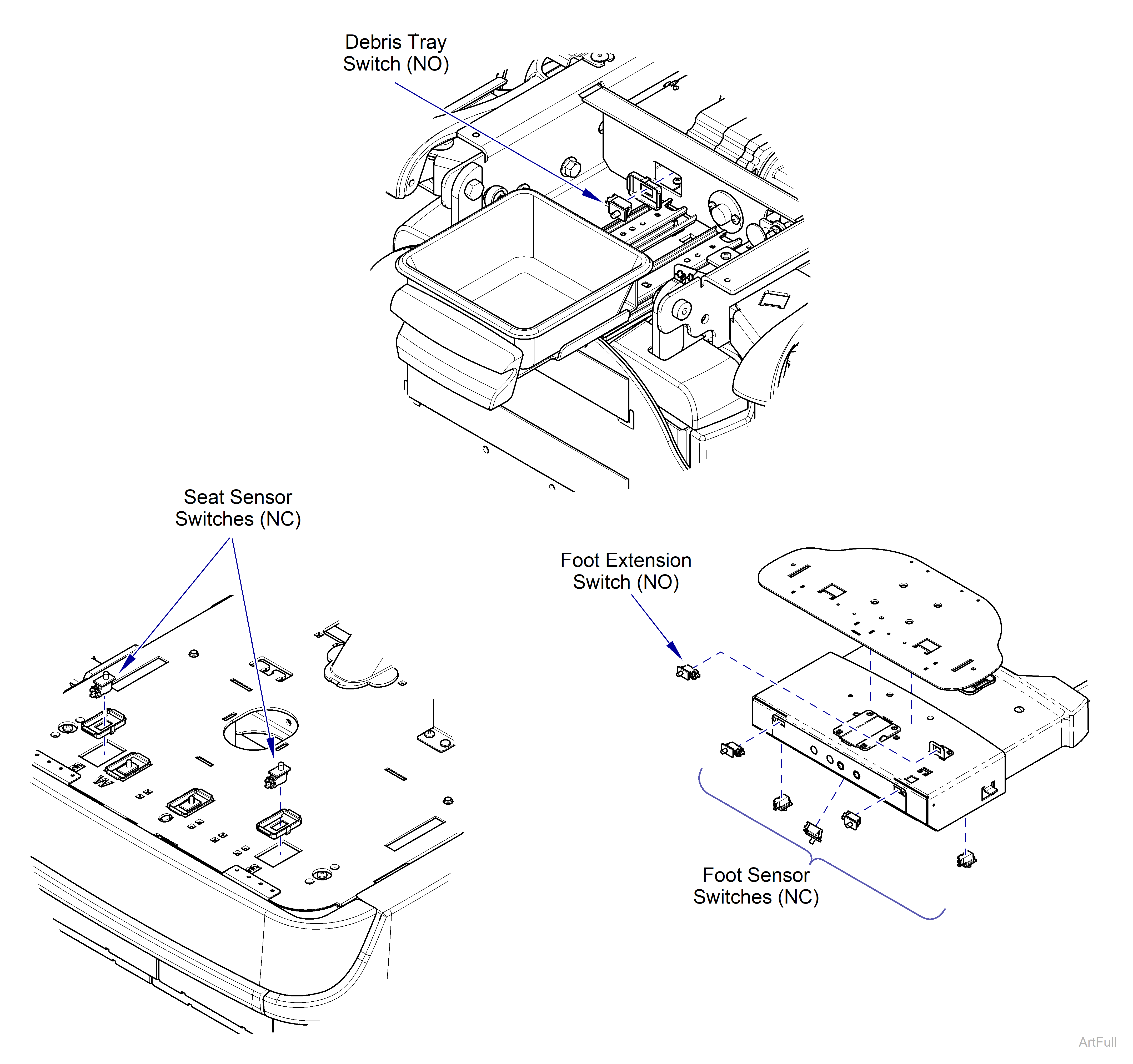 631 Chair Smart Sensor Switches