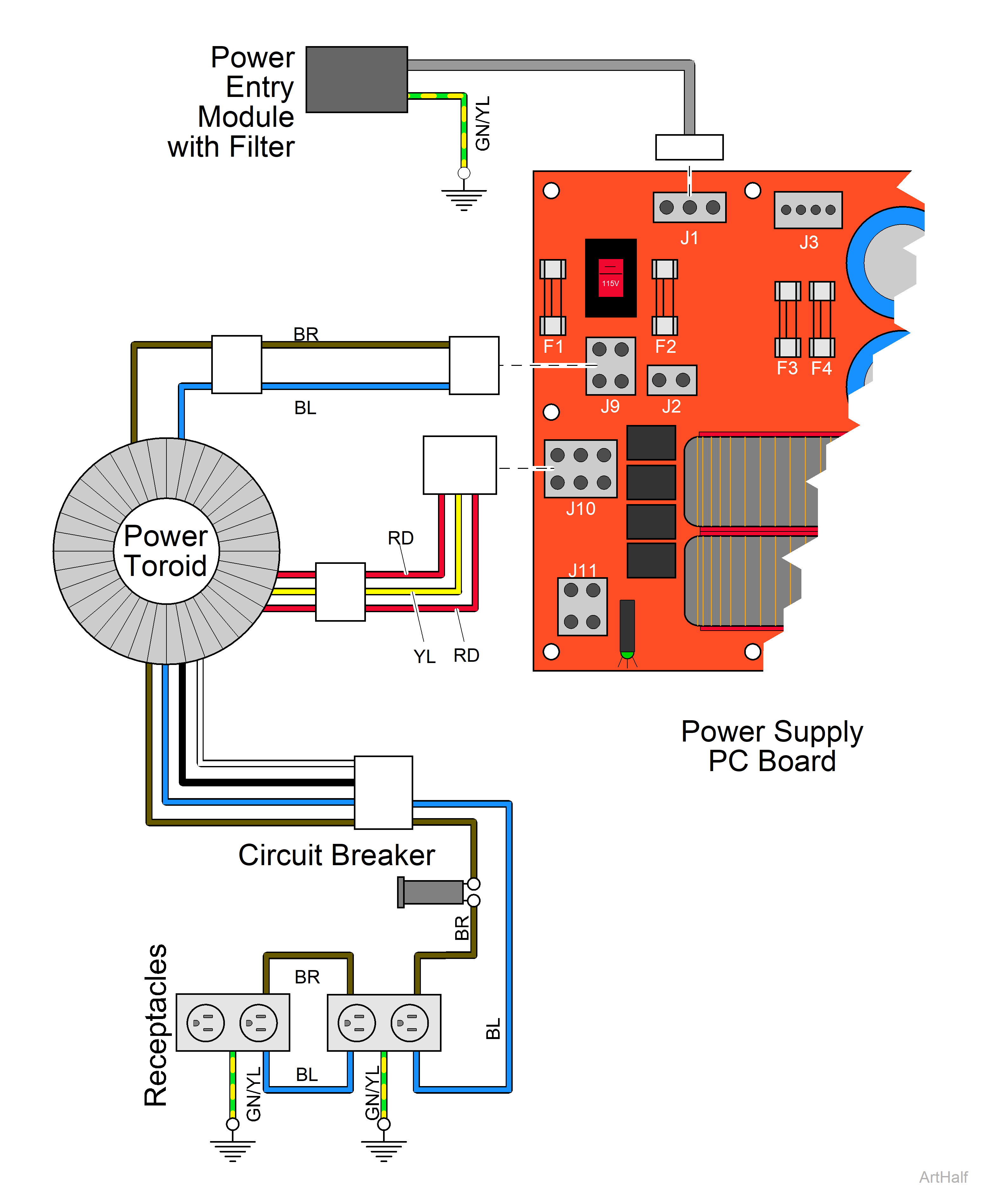 631 Chair Power Toroid