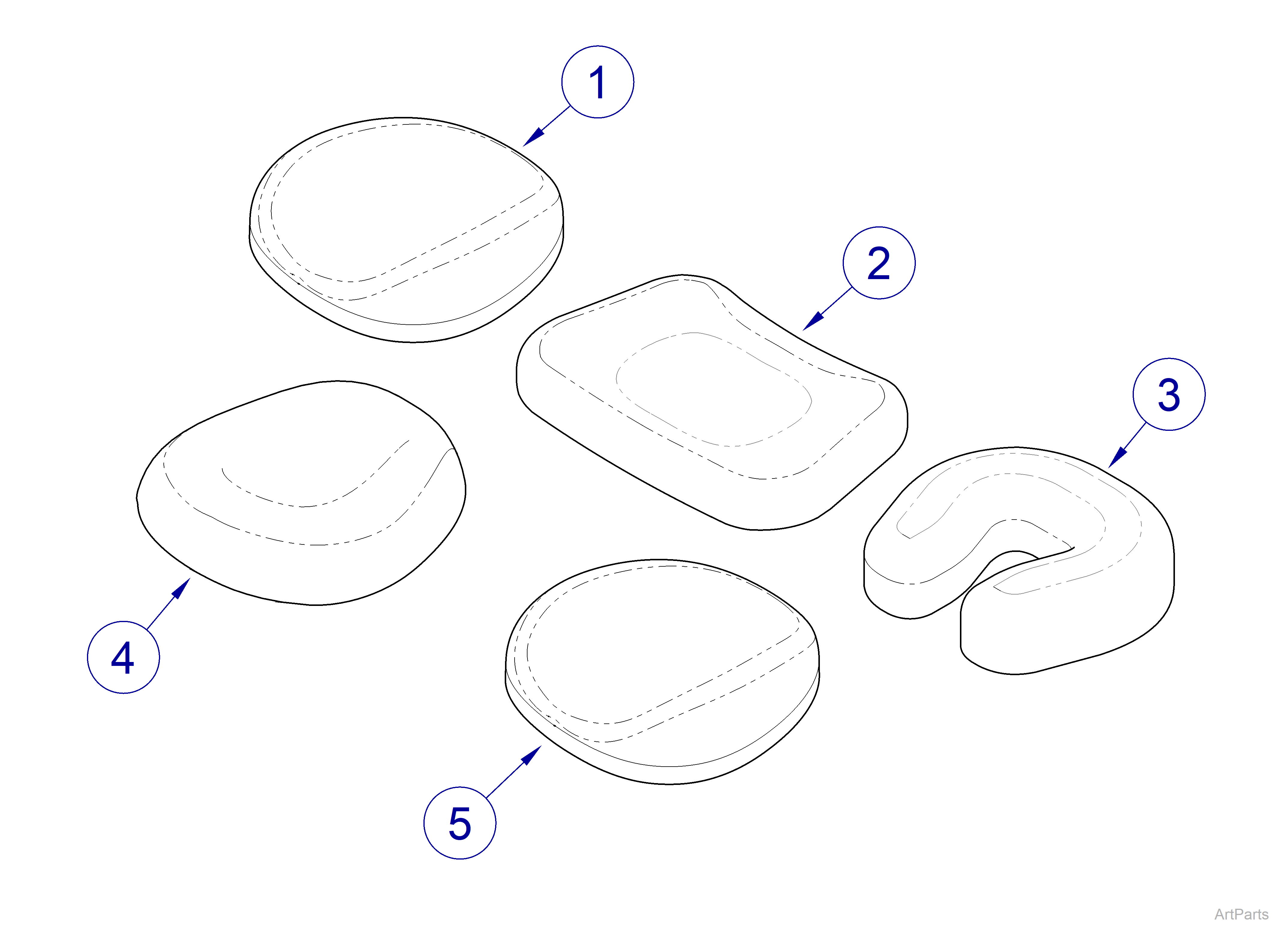 631 Procedure Chair Optional Headrests