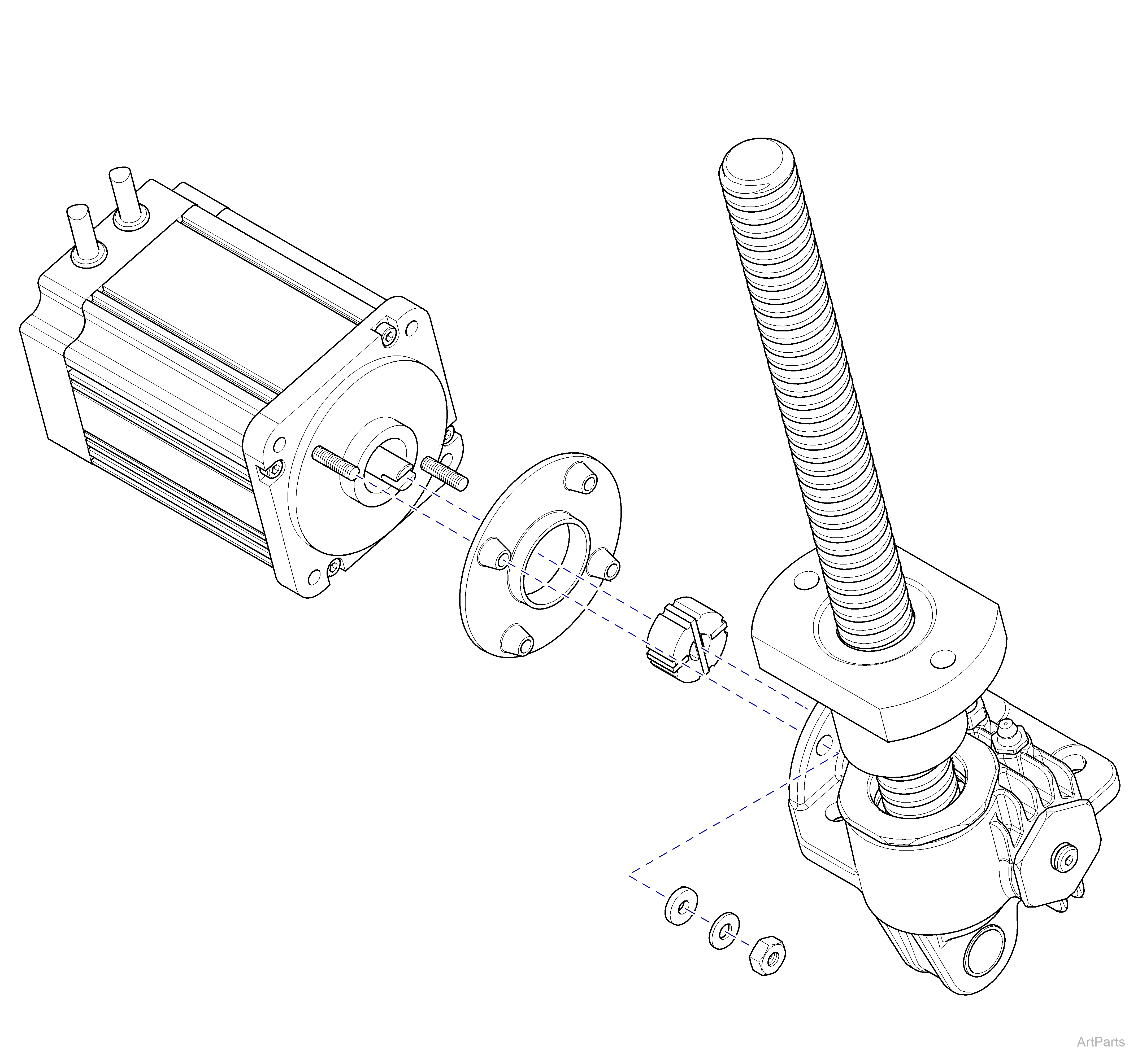 631 Chair Base Actuator