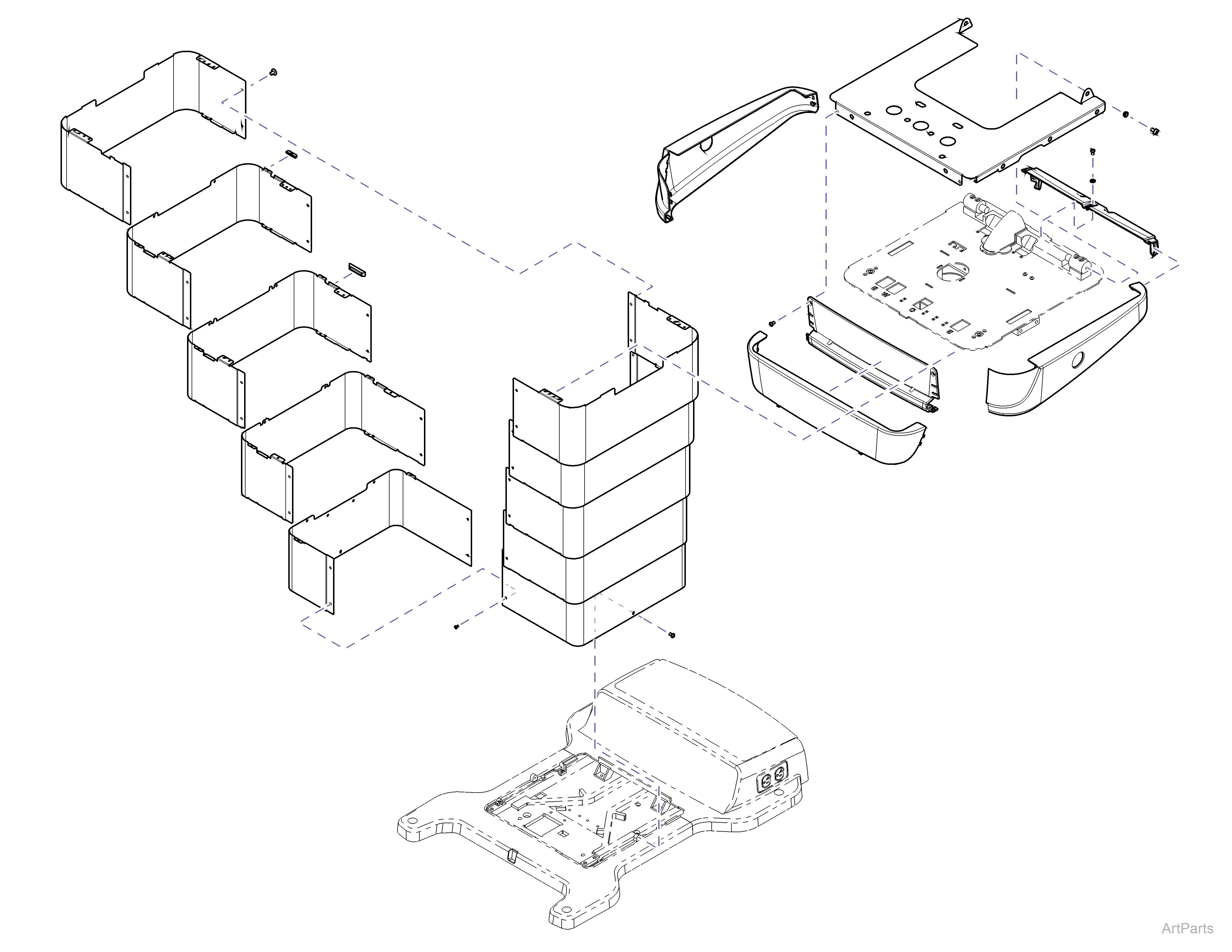 631 Chair Base Shrouds