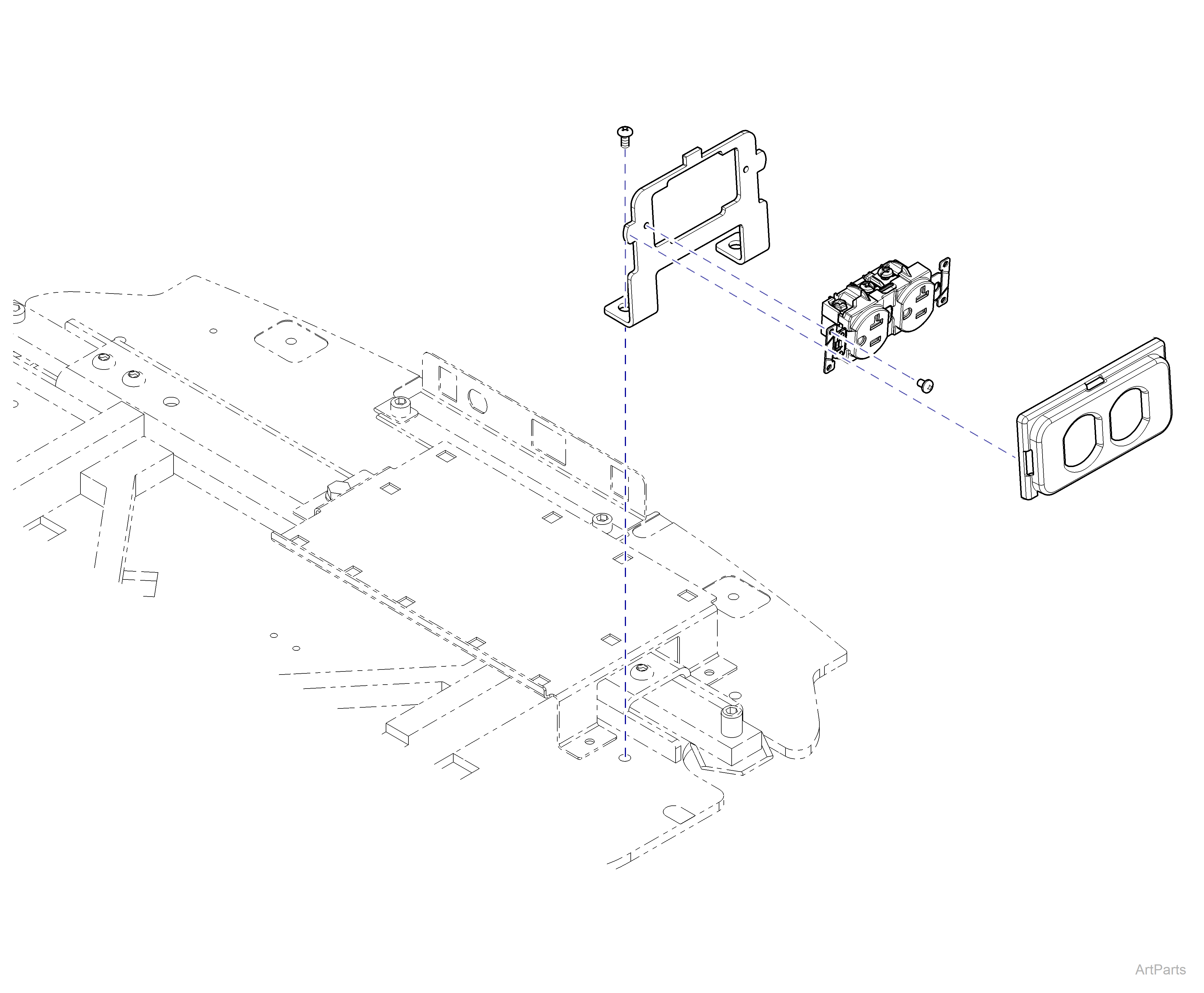 631 Chair Outlet Components