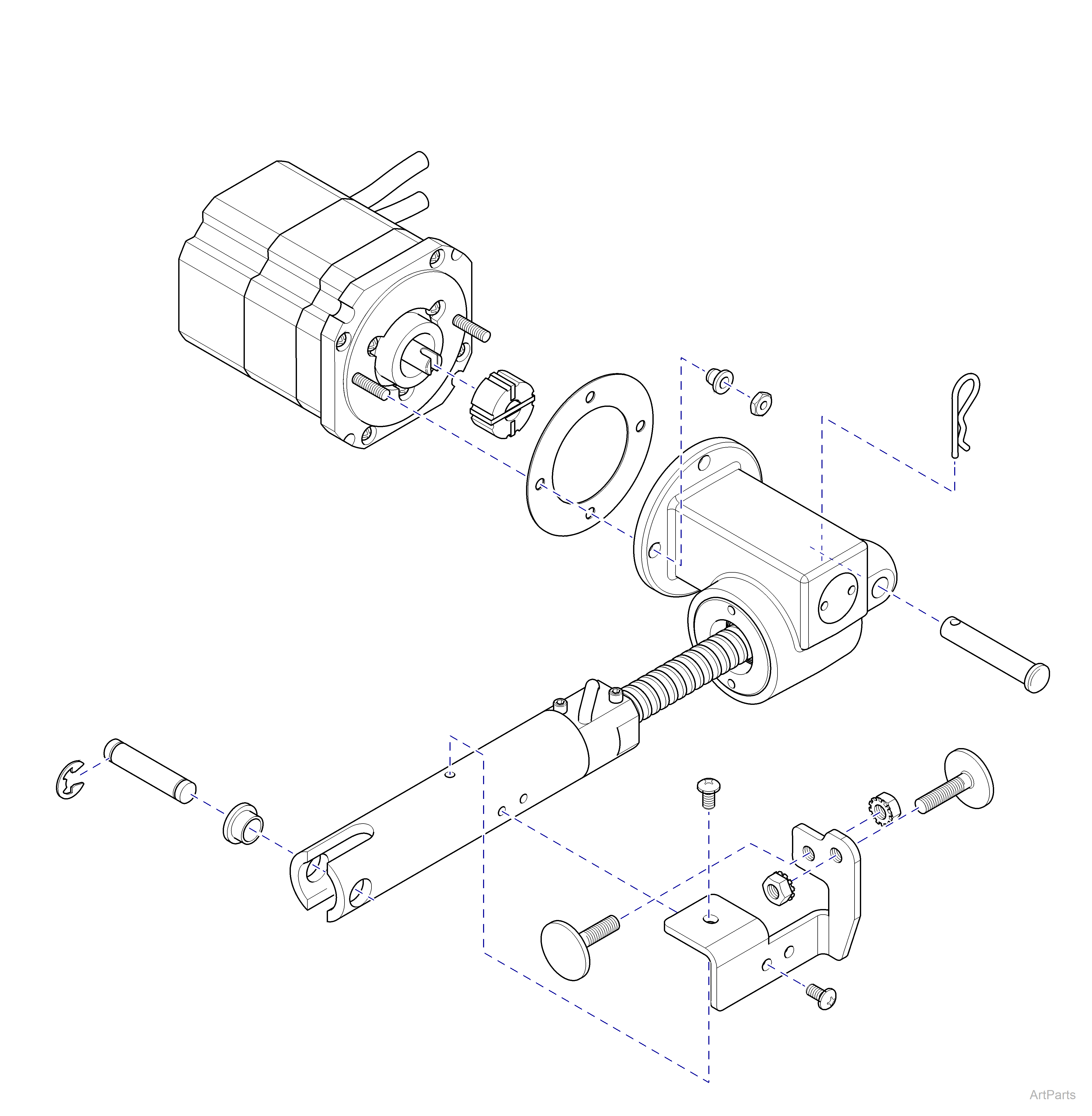 631 Chair Foot Actuator