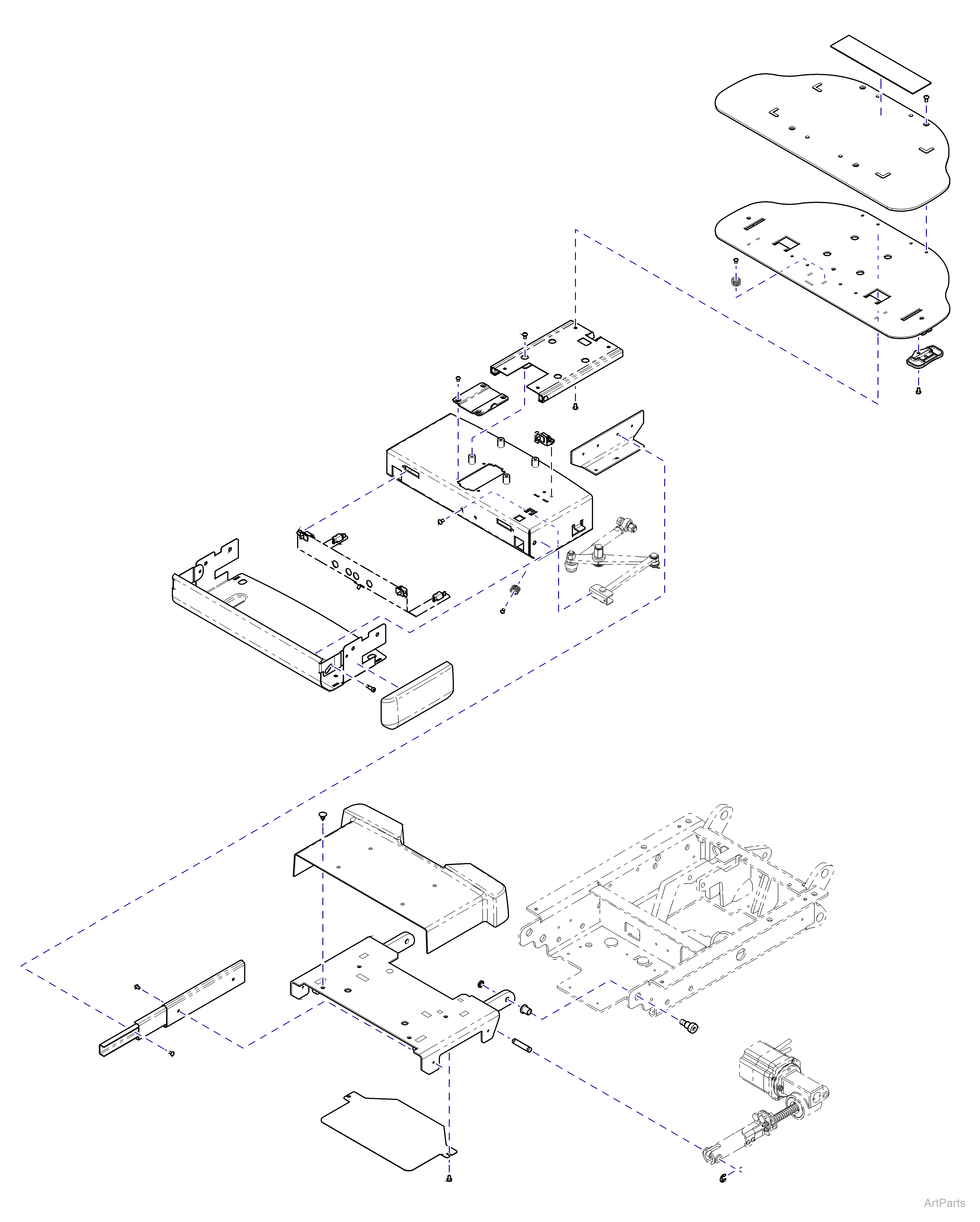 631 Chair Foot Section Main Components