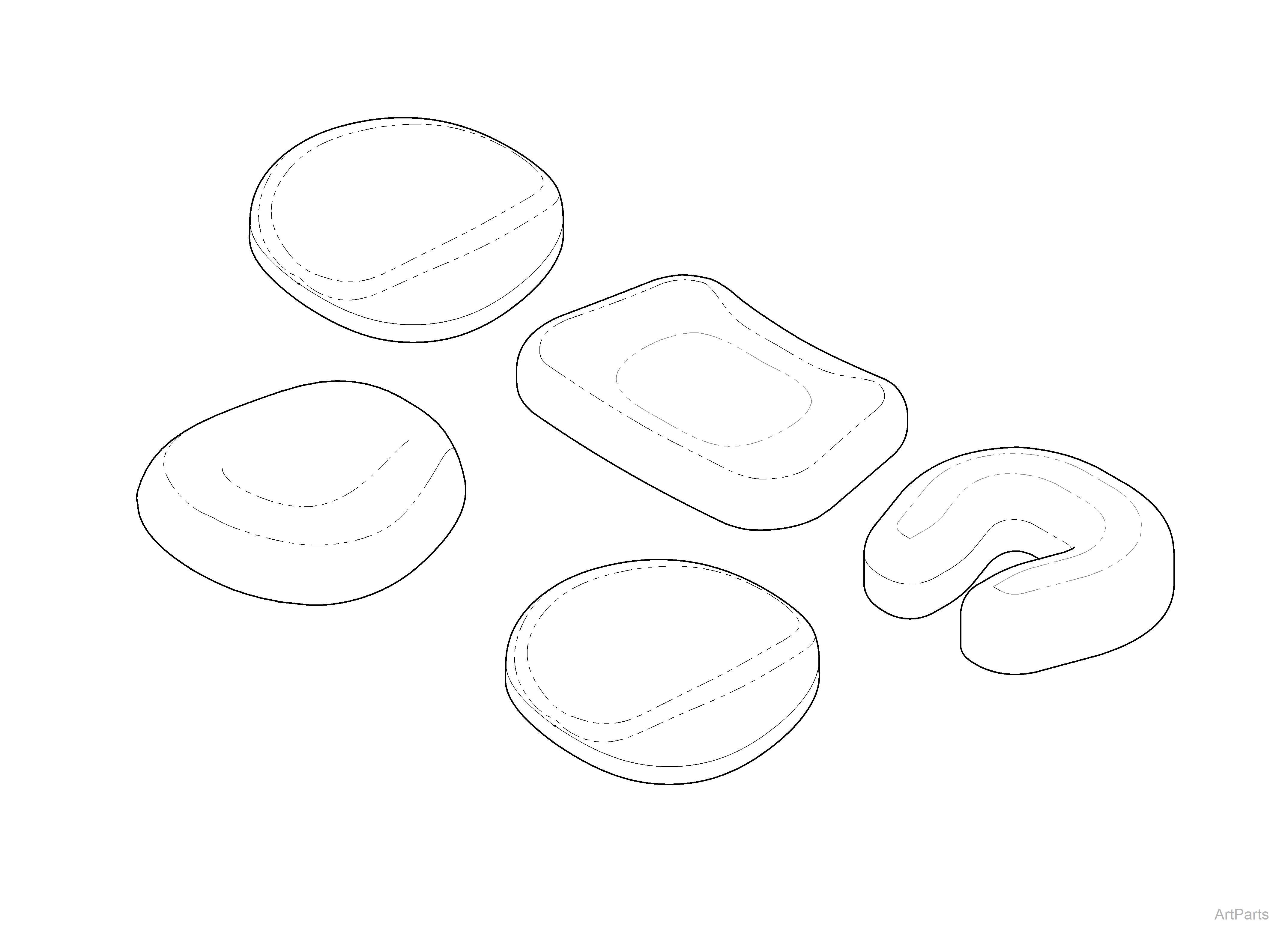 631 Chair Optional Headrests