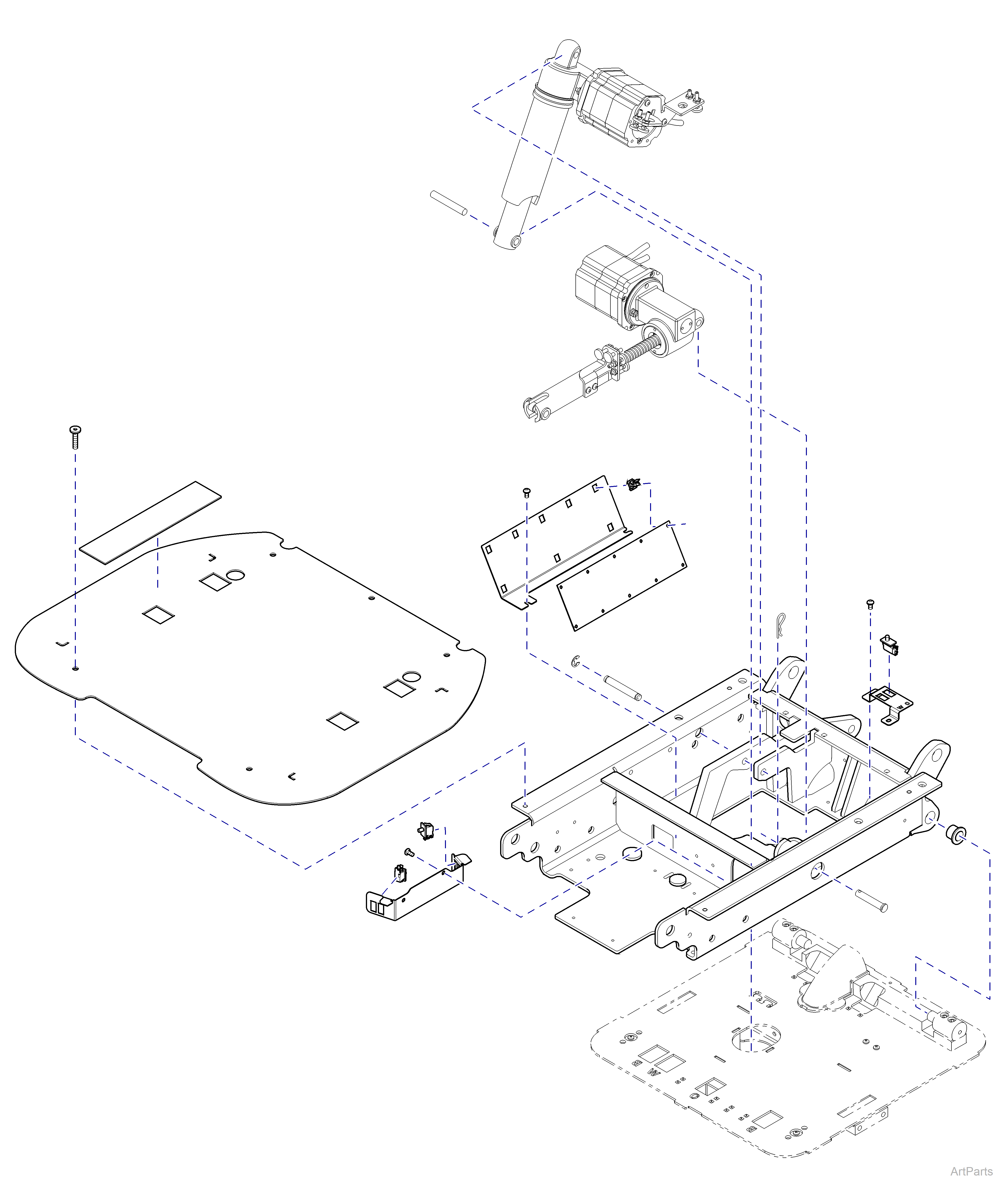 631 Chair Seat Section