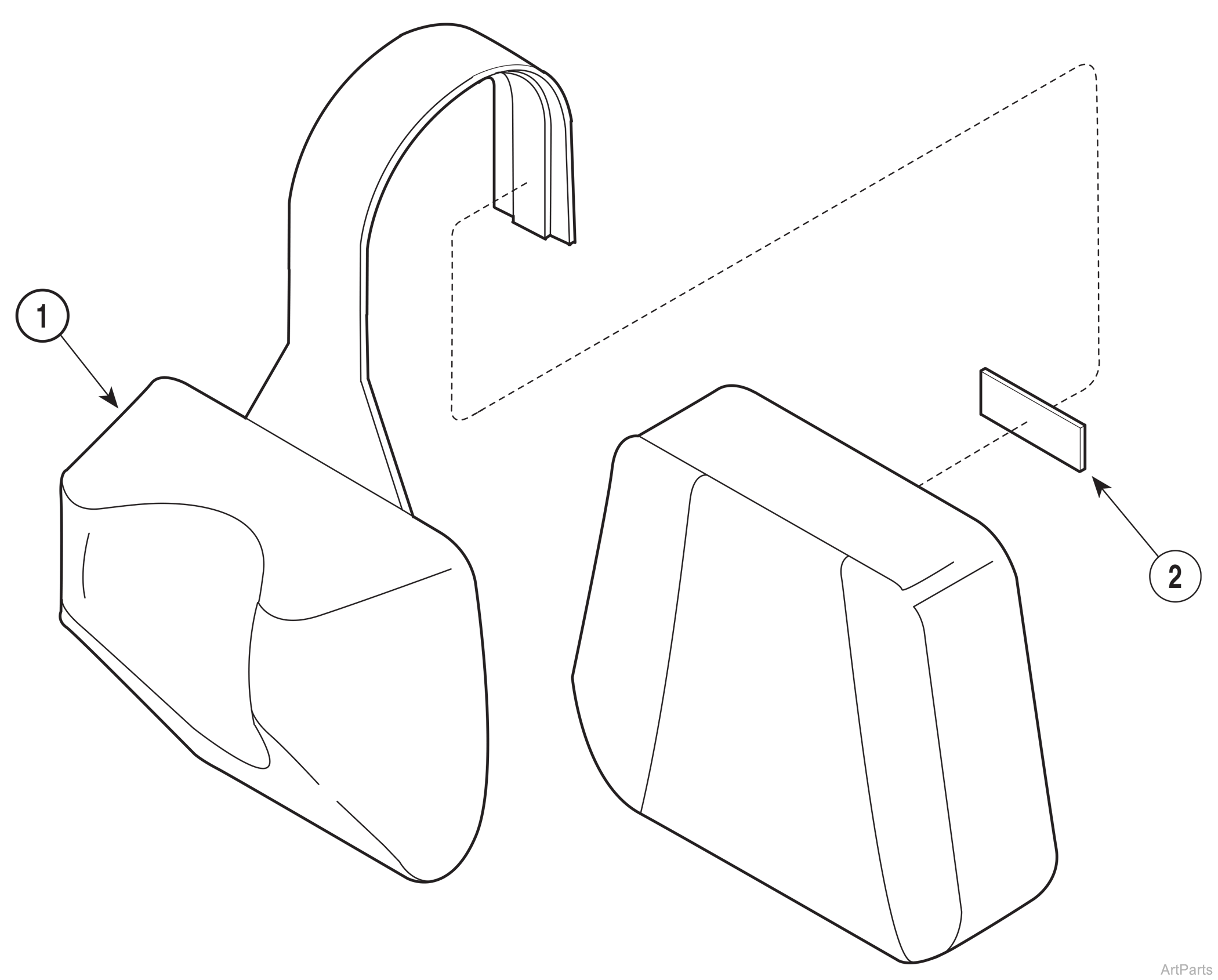 9A51001-xxx Facial Pad Assembly