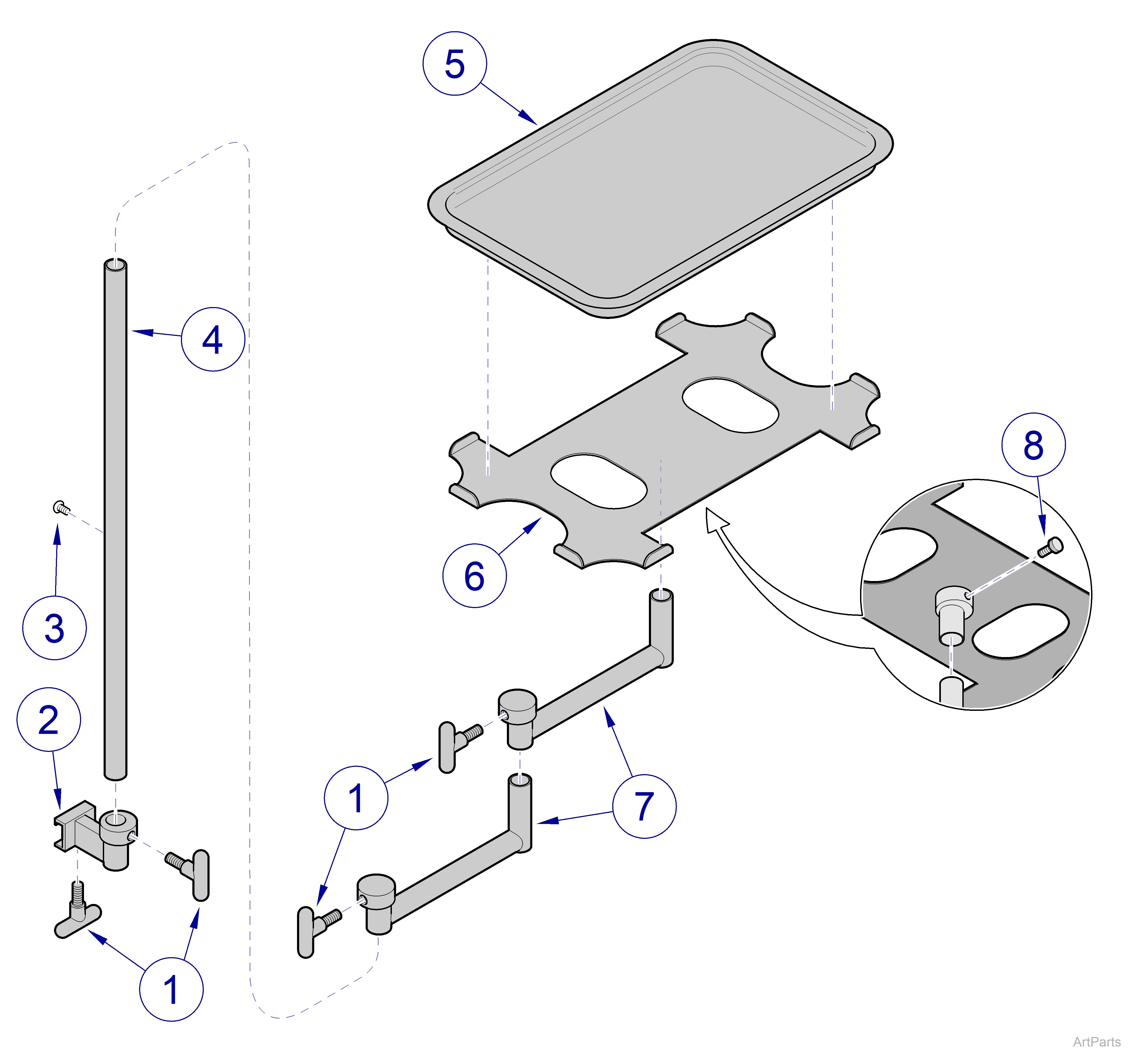 9A26700x Instrument Tray