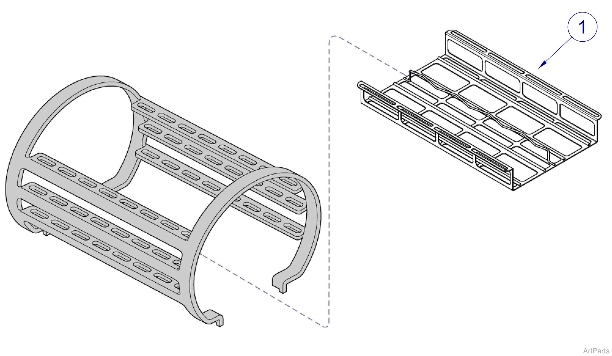9A306001 Large Cassette Tray