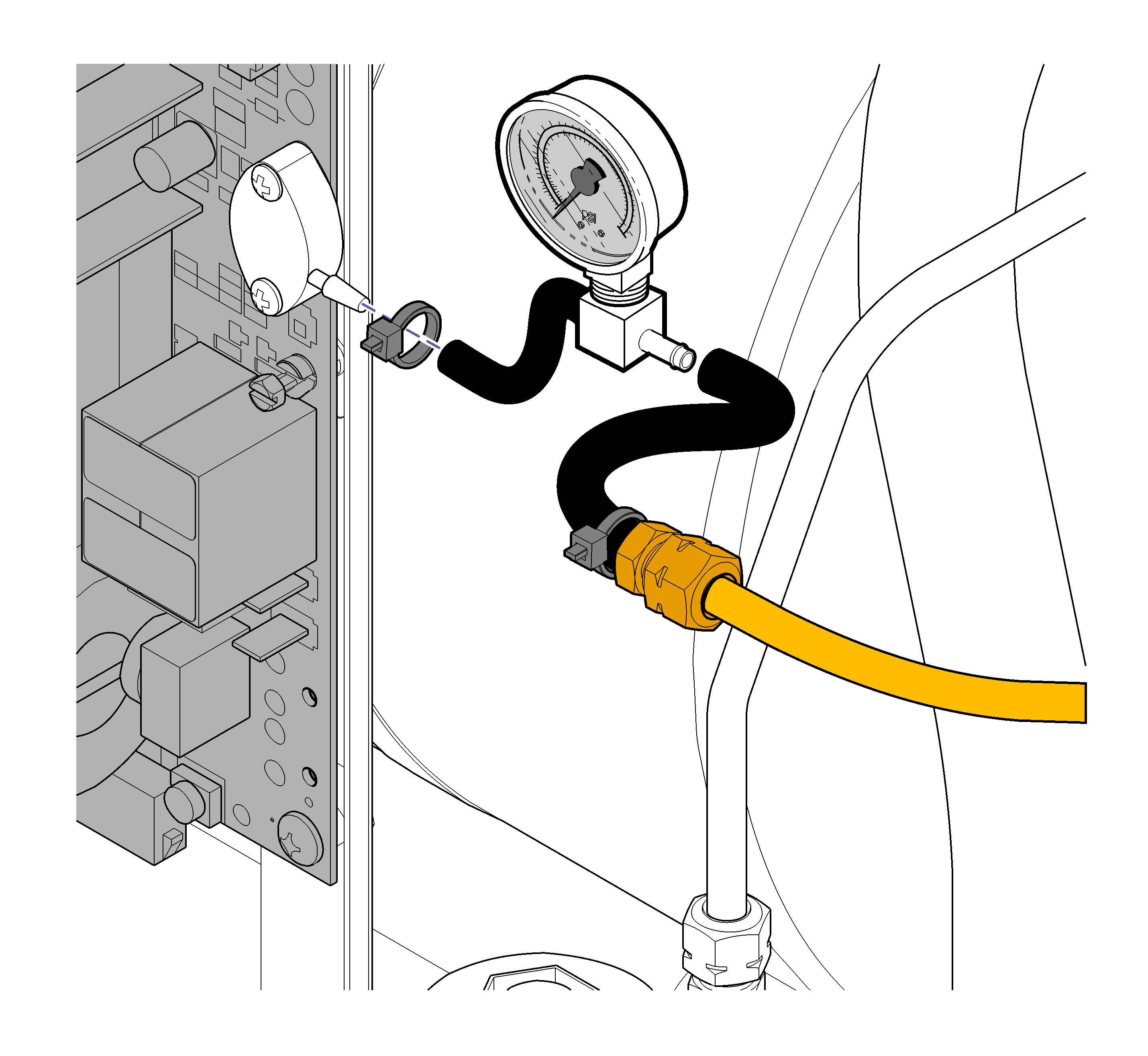 M9/M11 Sterilizer Using a Pressure Gauge