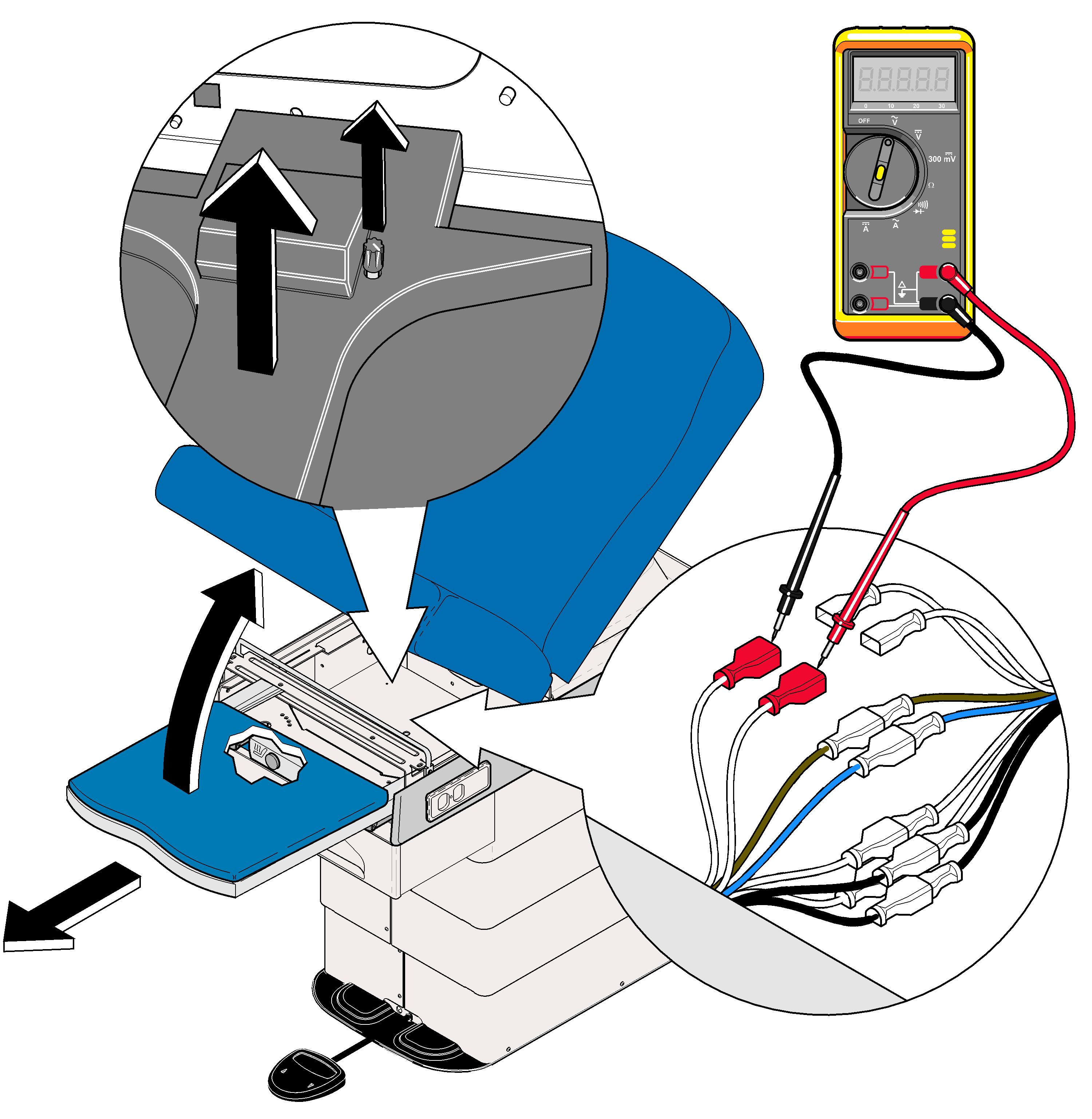 Upholstery Heater Switch Test
