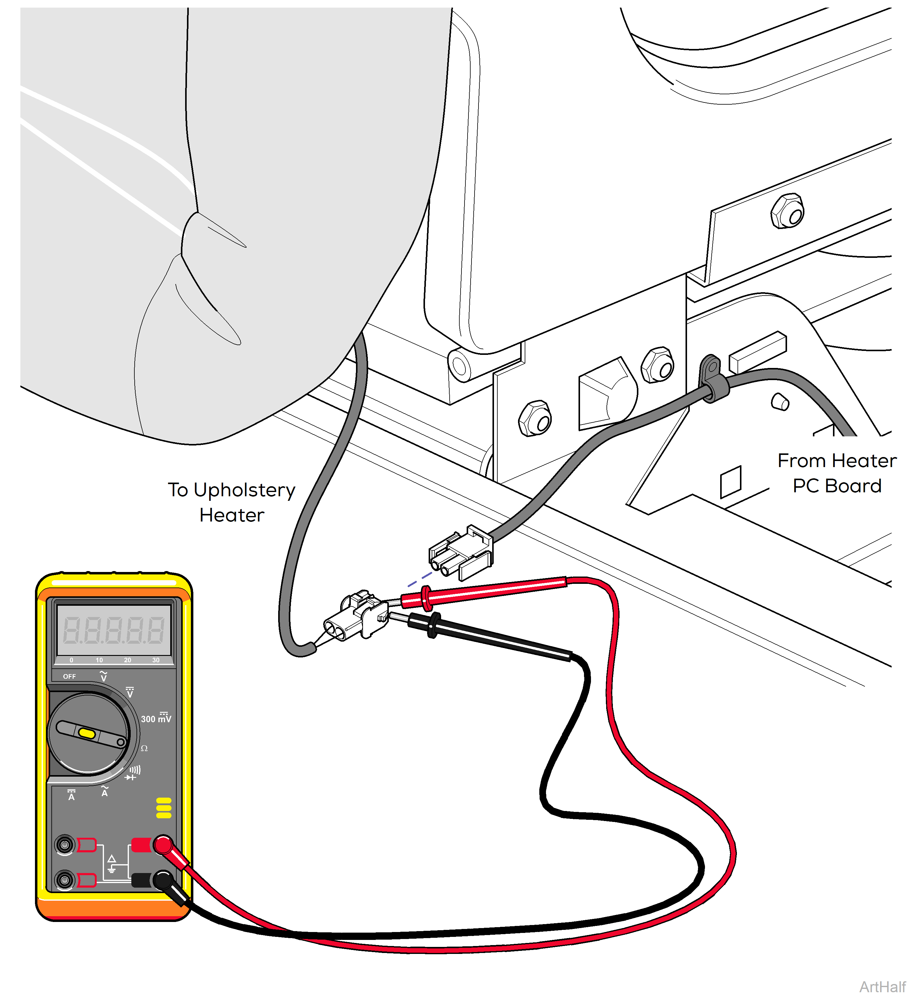 Upholstery Heater Test