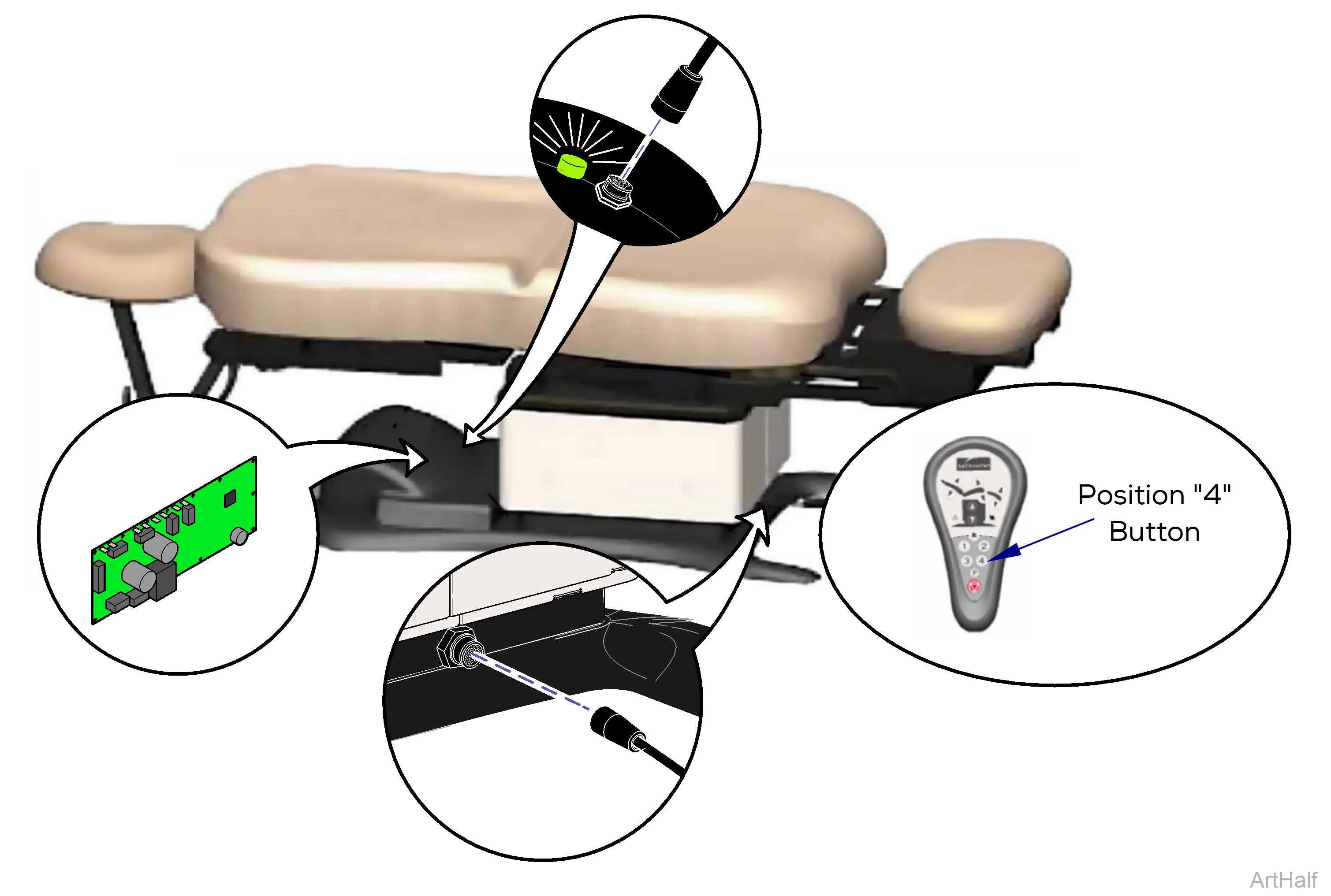 230 and 630 Chair Power to the Chair Troubleshooting