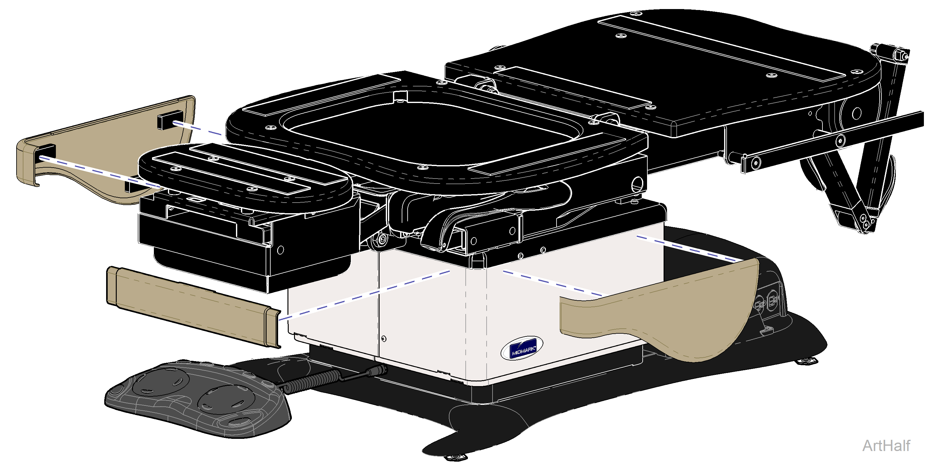 230 and 630 Chair Base Shrouds Access Procedures