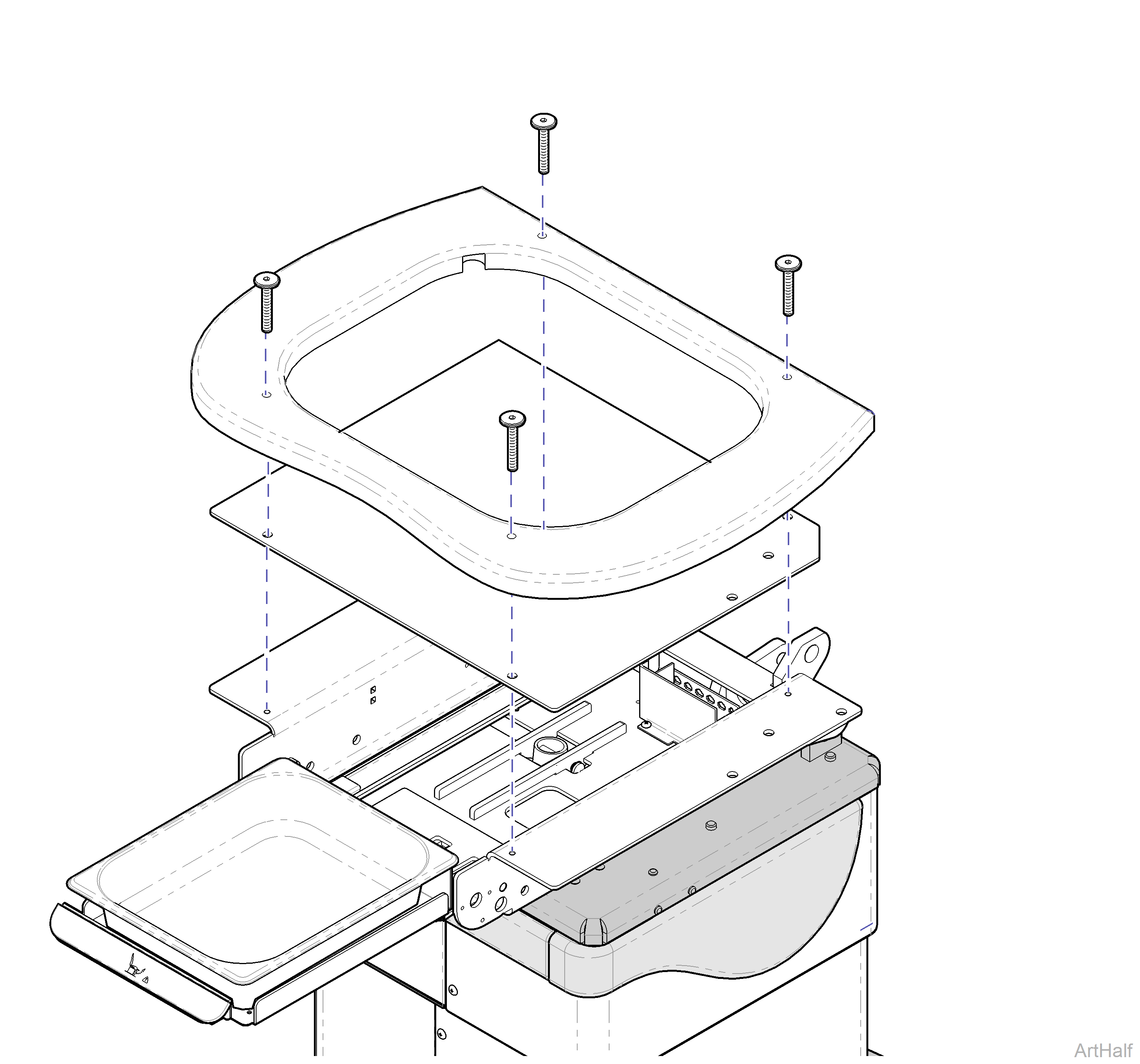 230 and 630 Chair Seat Section Covers Access Procedures 