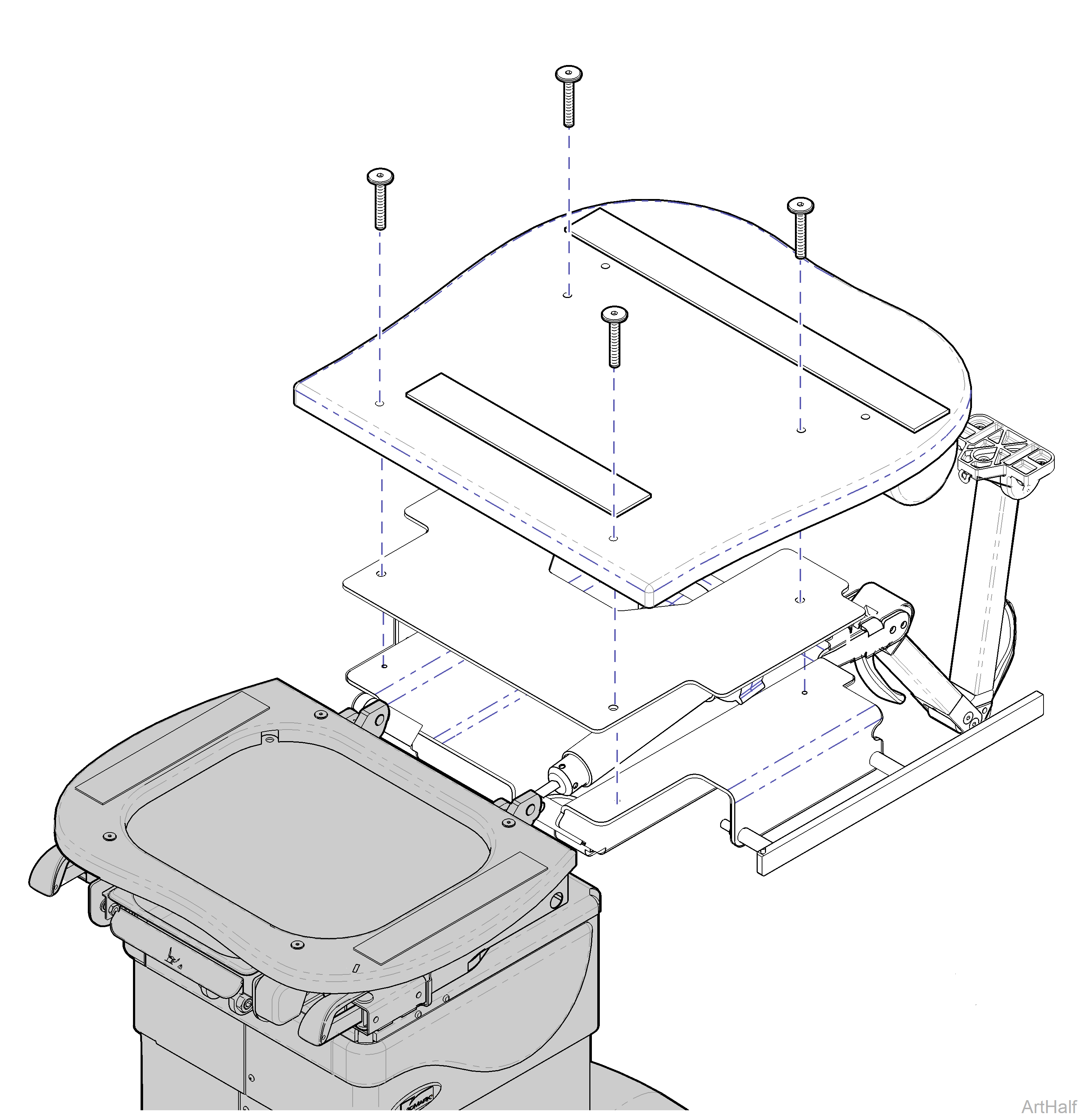 230 and 630 Chair Back Section Covers Access Procedures