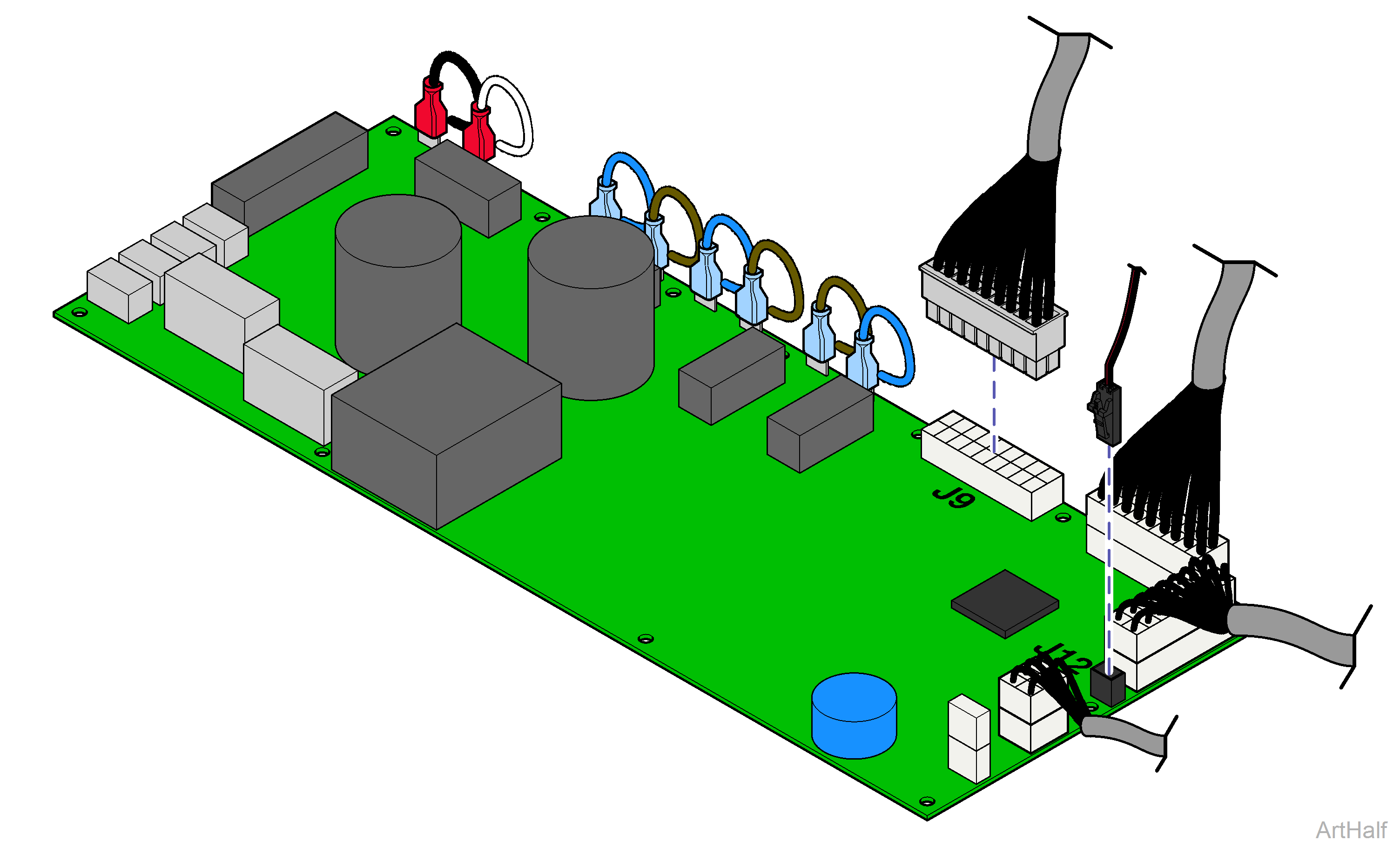 PC Board Cover - models w/ Standard Base