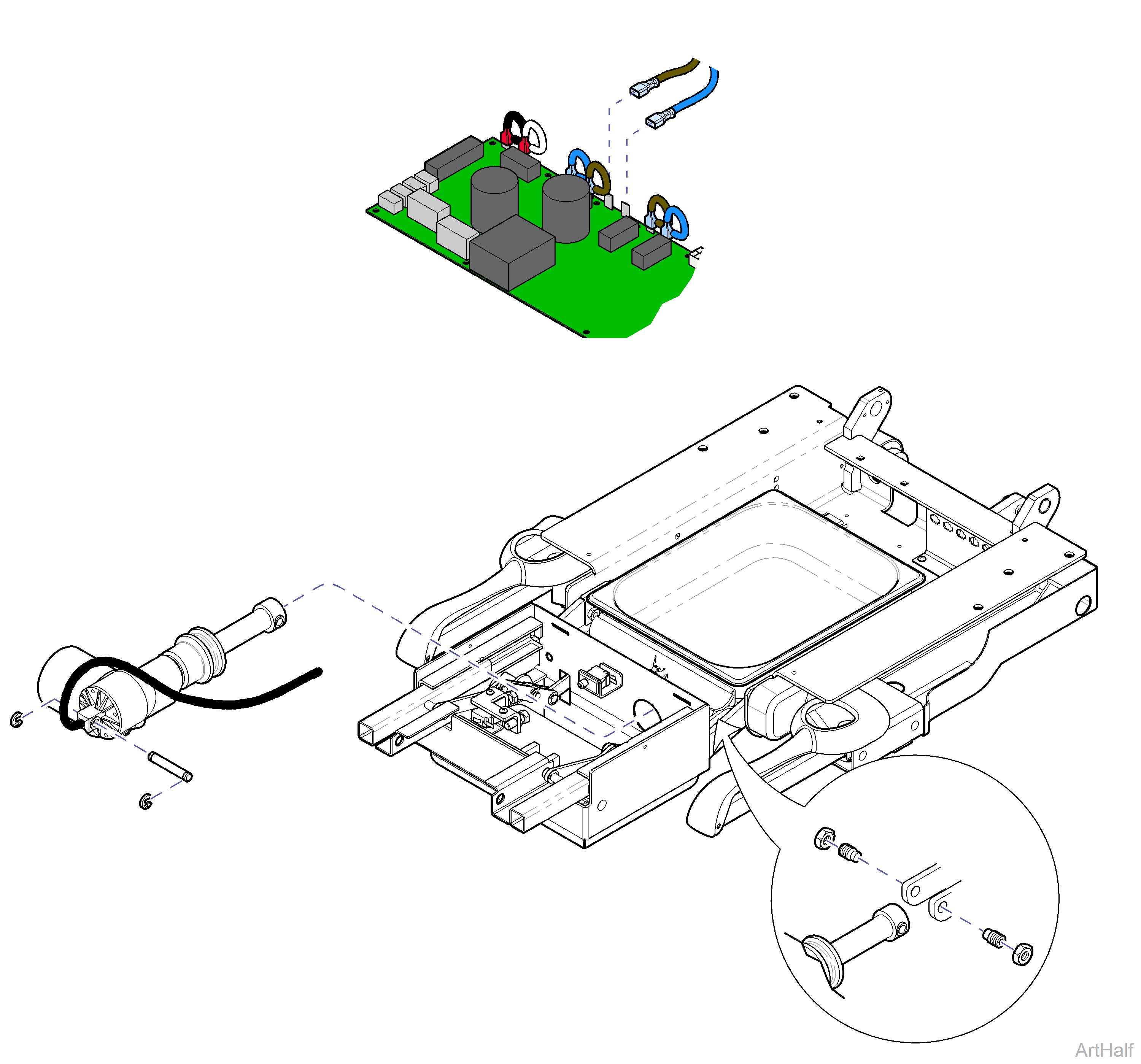 230 and 630 Chair Foot Actuator Replacement