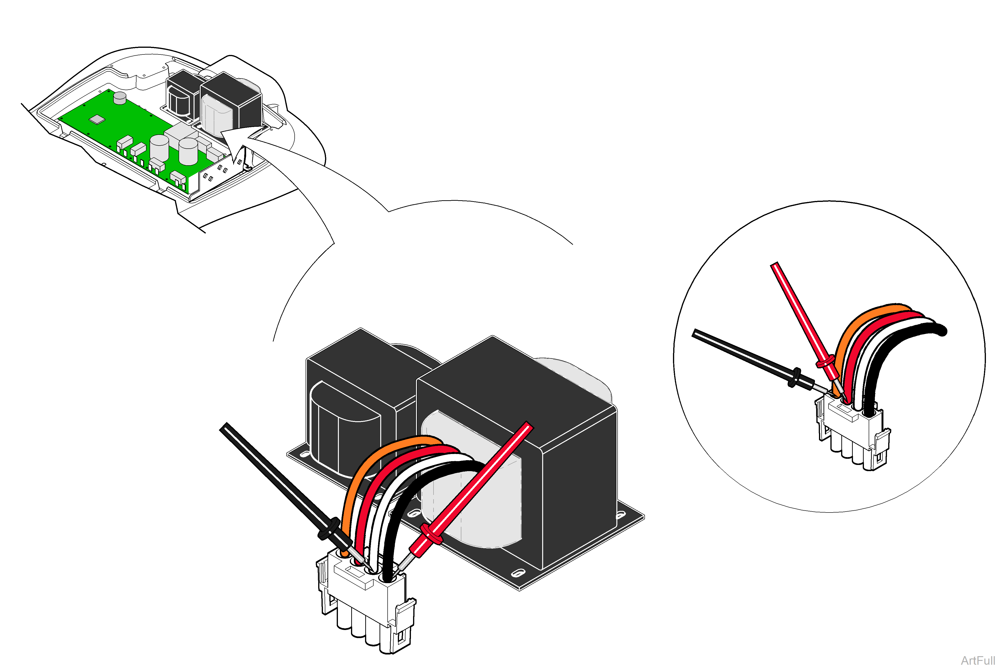 647 Chair Output Voltage Test