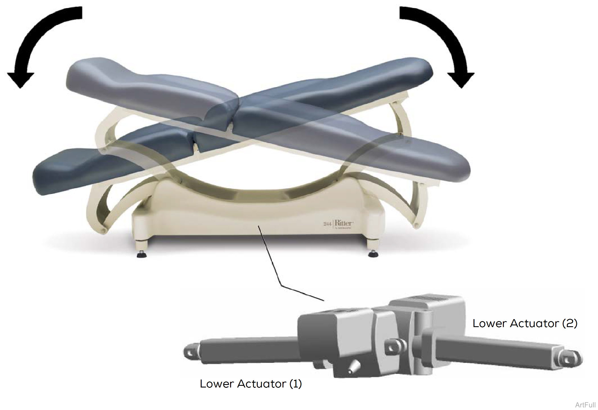 244 Table  Tilt Up / Down Function