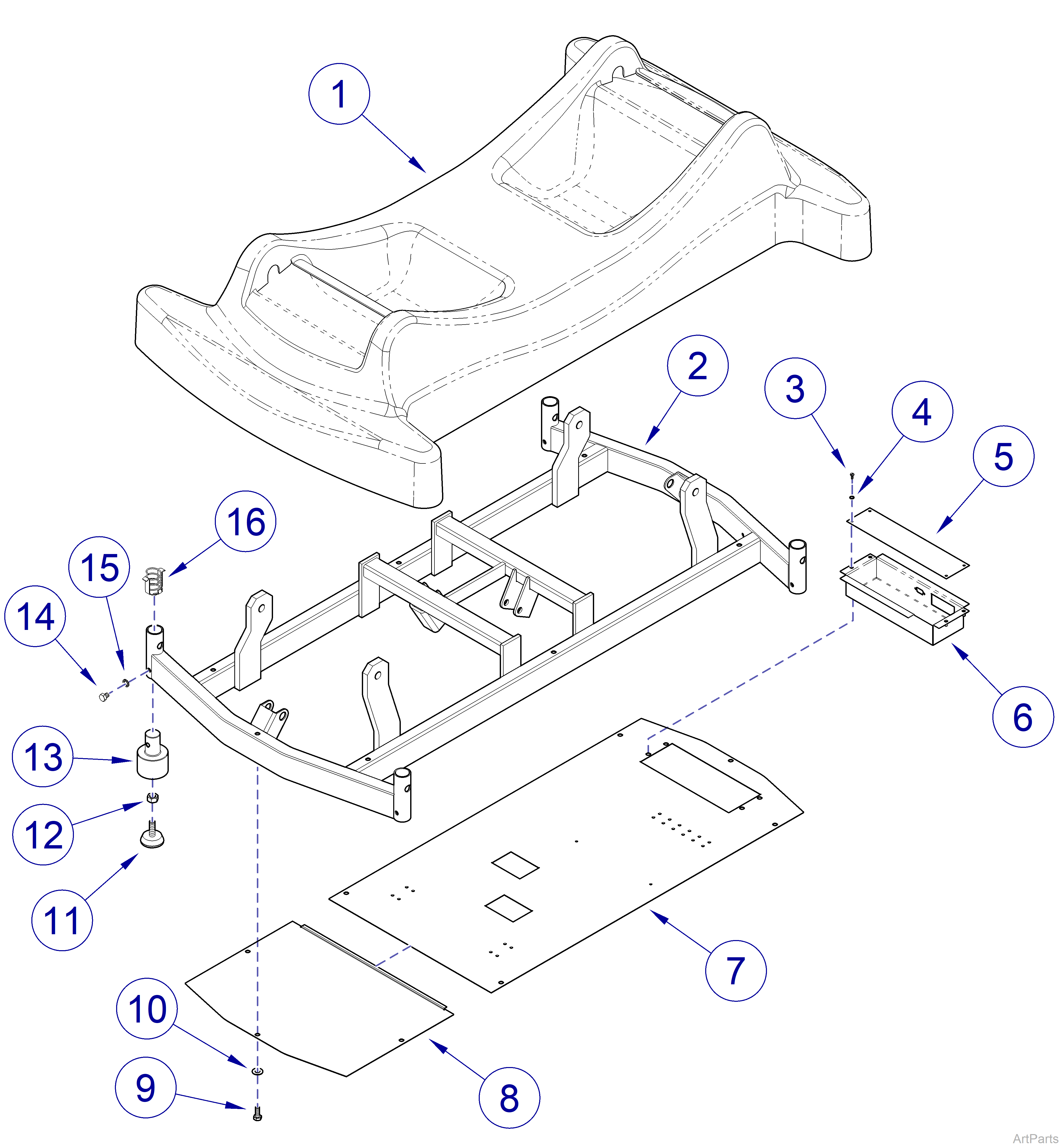 244 Table  Base Covers and Leveling Feet