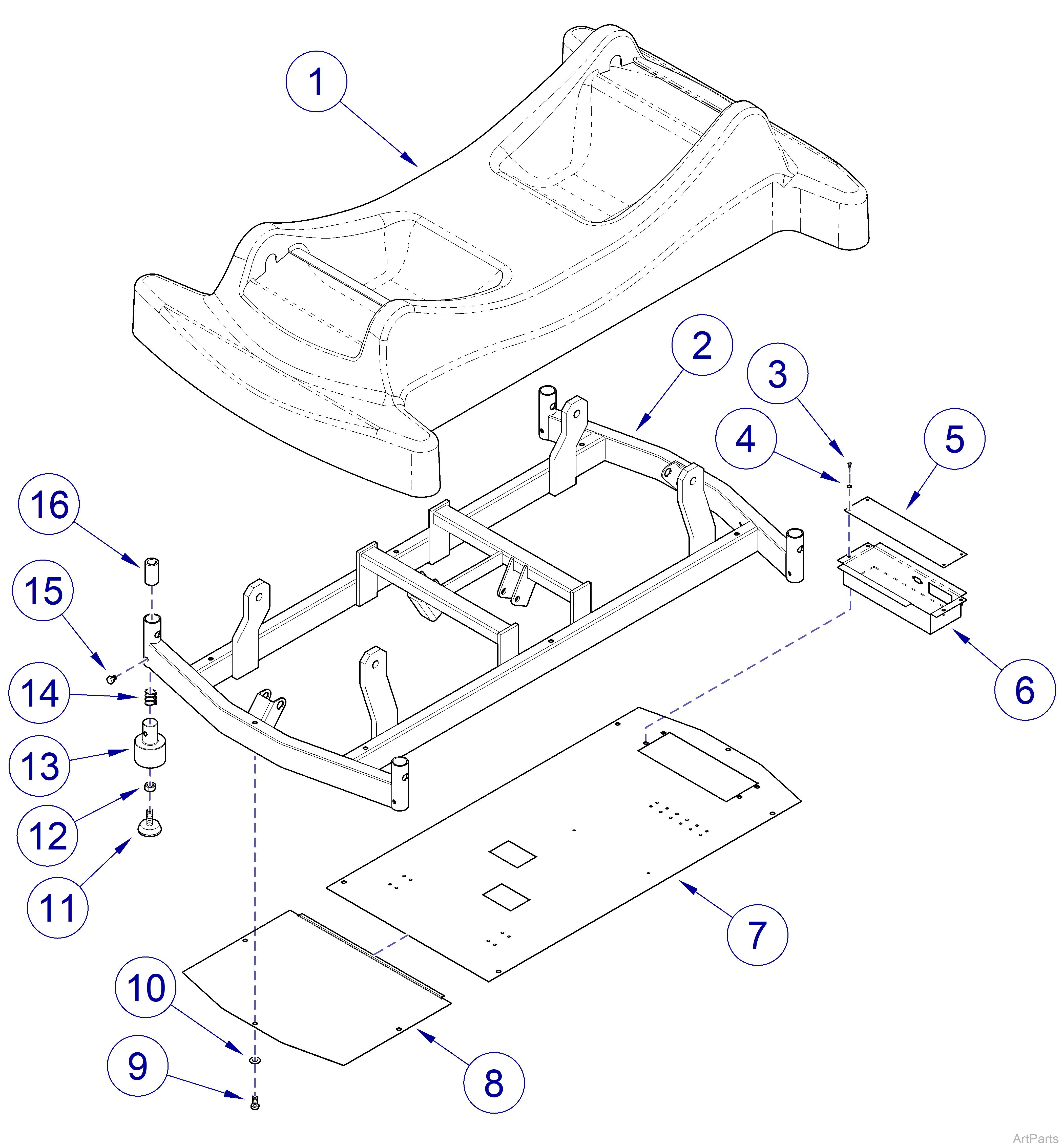244 Table  Base Covers and Leveling Feet
