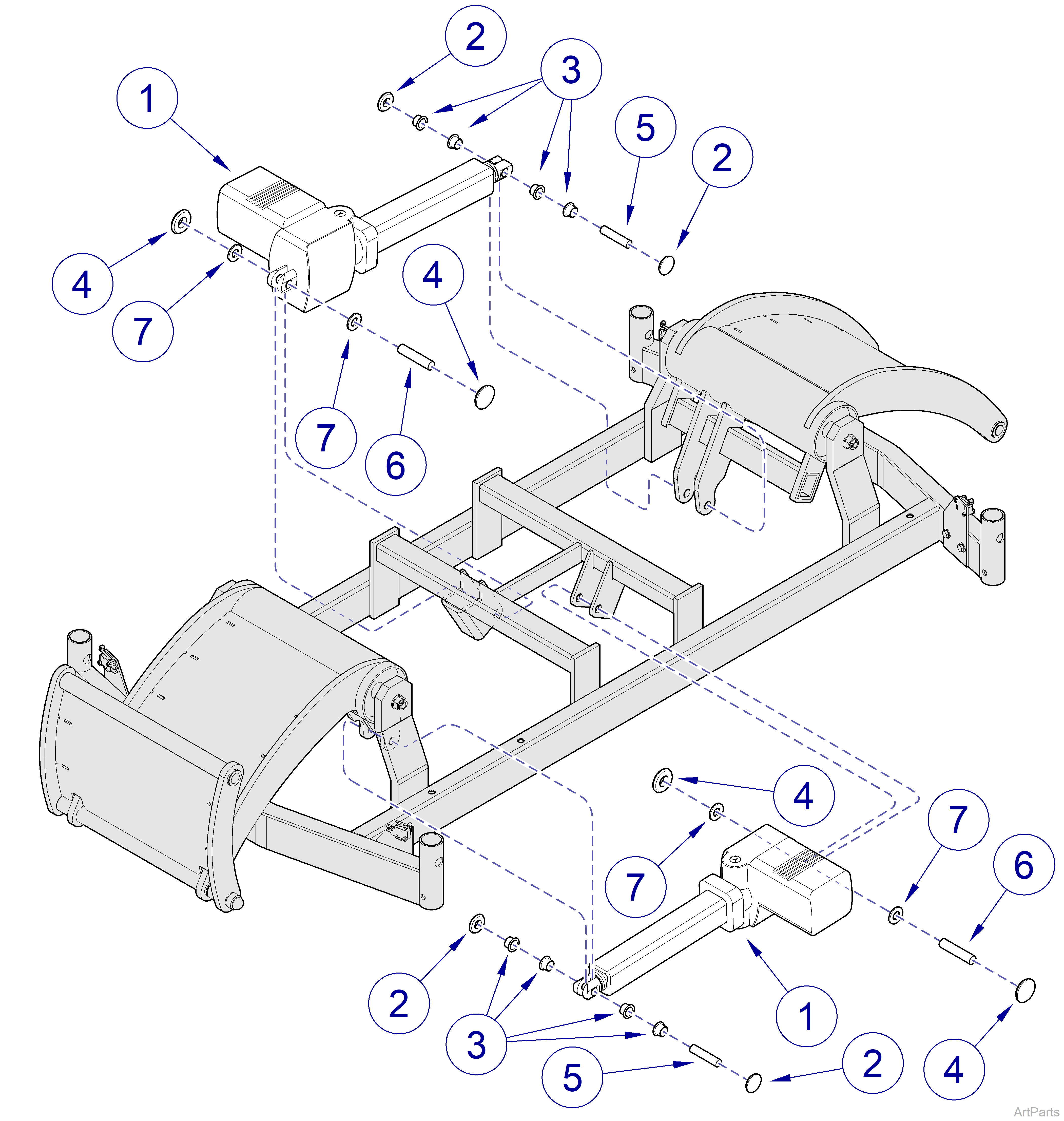 244 Table  Lower Actuators